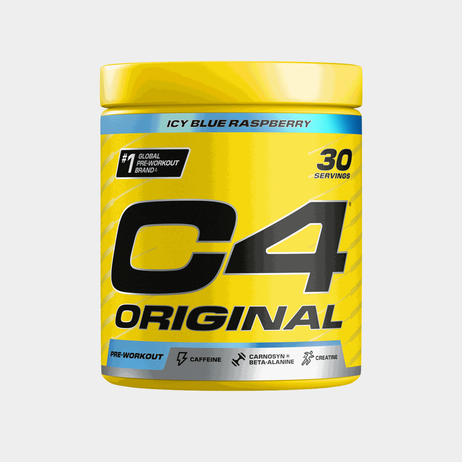 C4 Original Icy Blue Raspberry, pre-workout-pulver - Pre-Workout - Icy ...