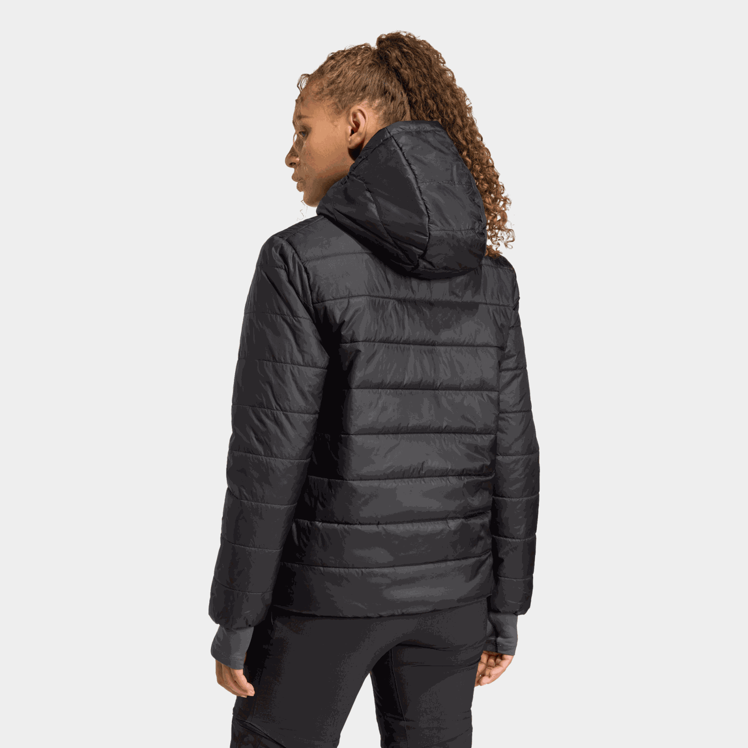 Terrex Multi Essentials Climawarm Insulated Hooded Jacket, isolasjonsjakke, dame - full image 3