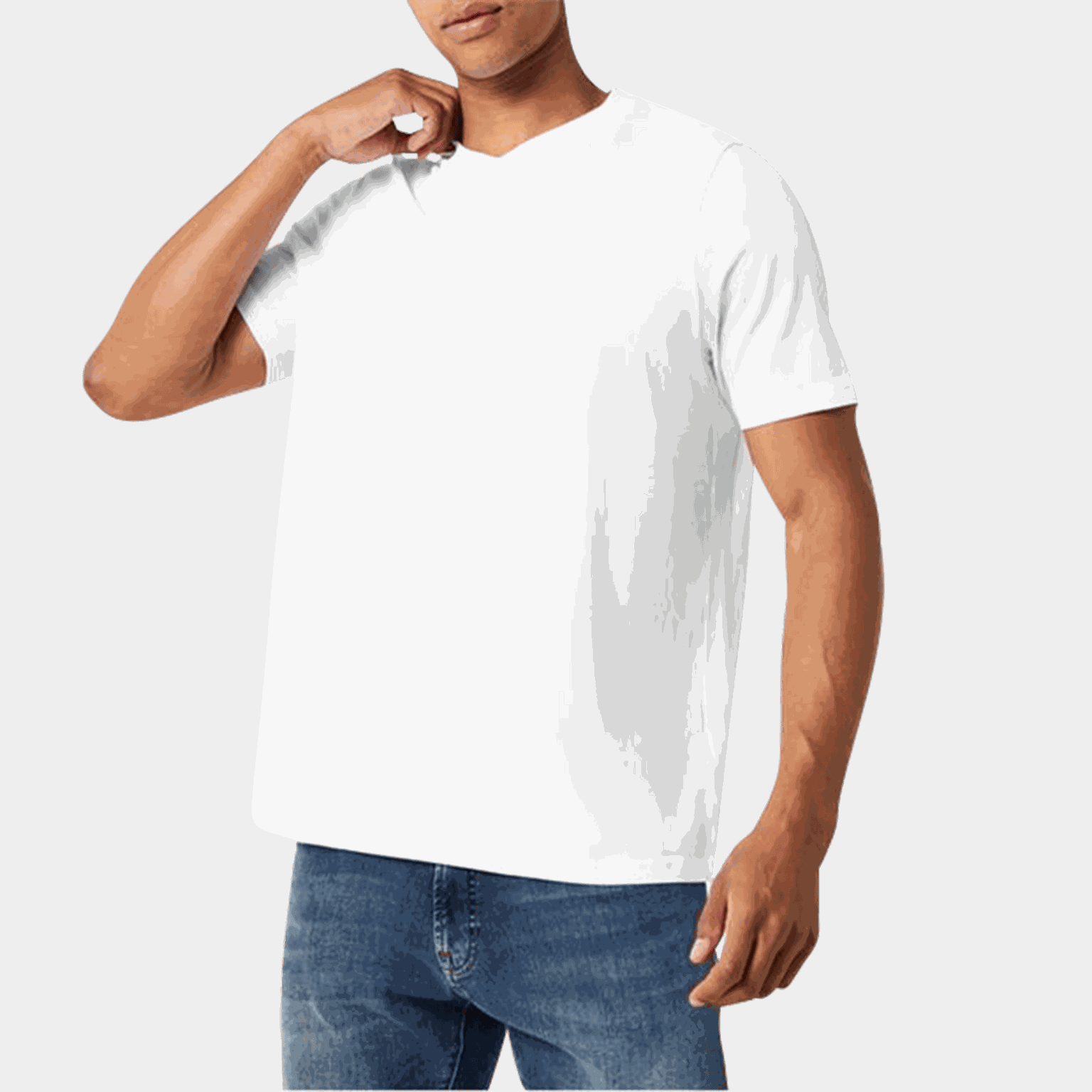 3 Pack V Neck Tee, t-skjorte, herre - full image 1