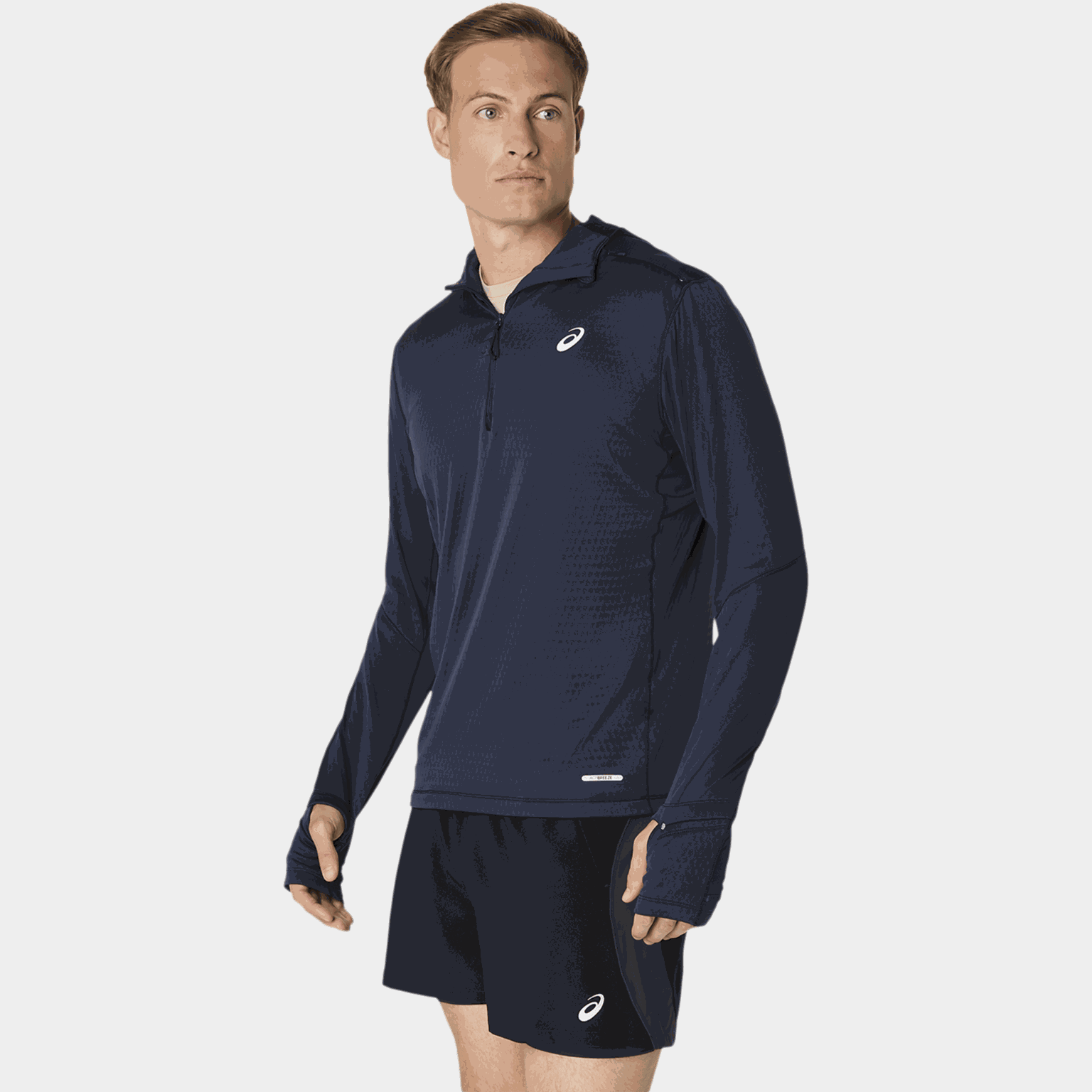 Road Winter Long Sleeve Hoodie, løpegenser, herre - full image 2