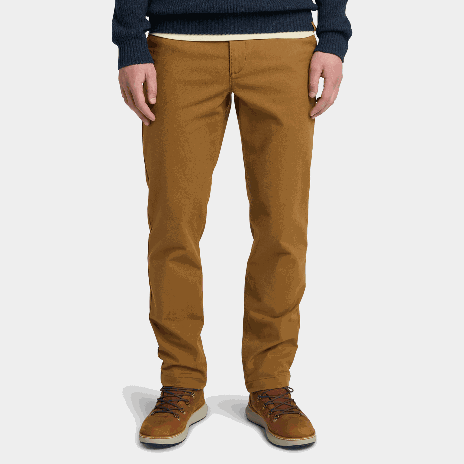 Brushed Twill Chino Pan - full image 1