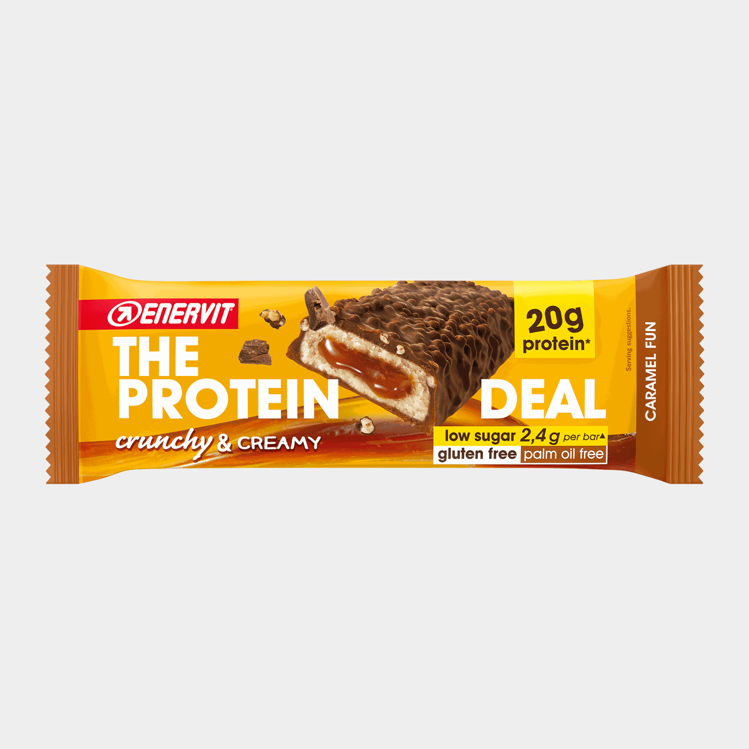Protein Deal Caramel 55 g, proteinbar - full image 1