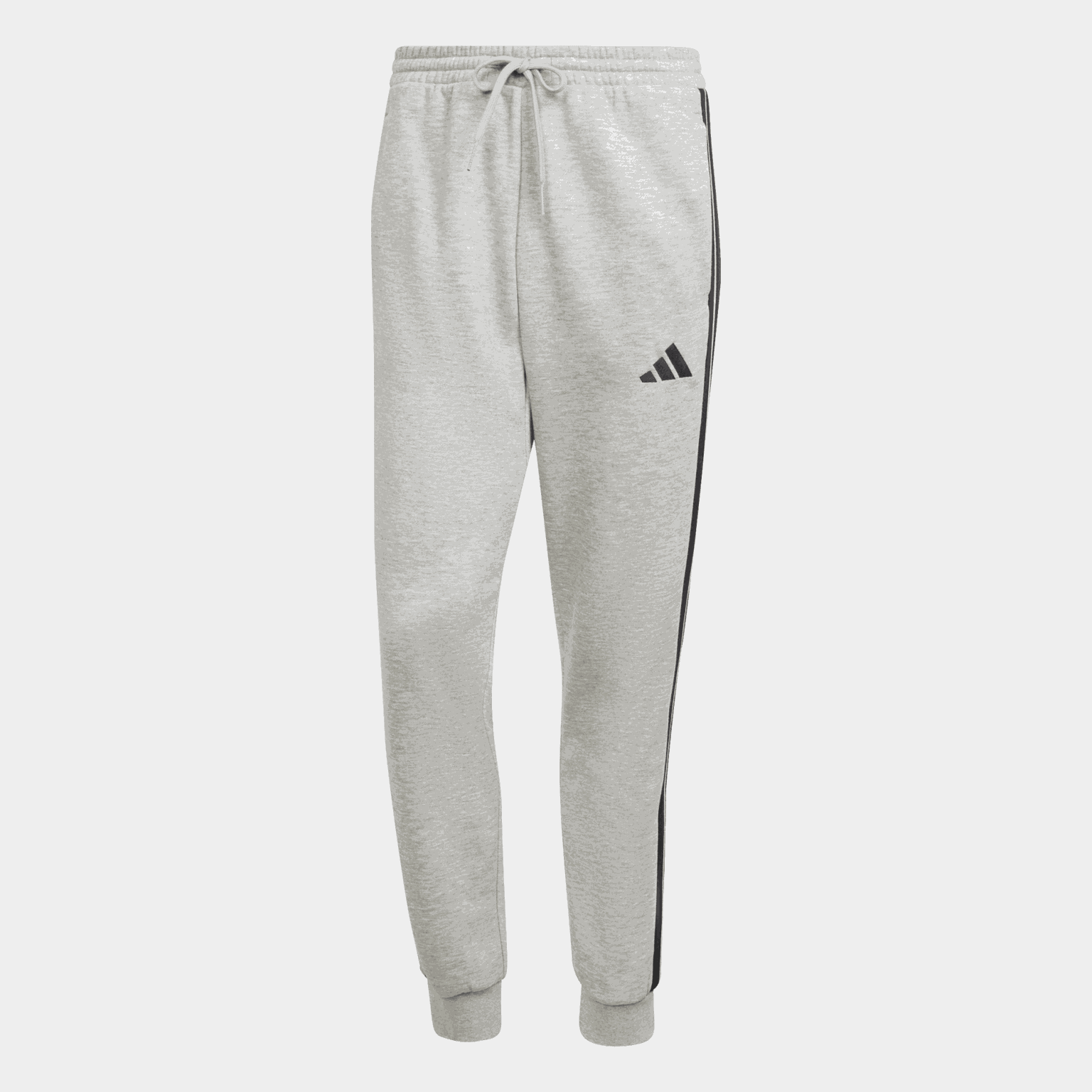 Essentials 3-Stripes Fleece Joggers, joggebukse, herre - full image 4