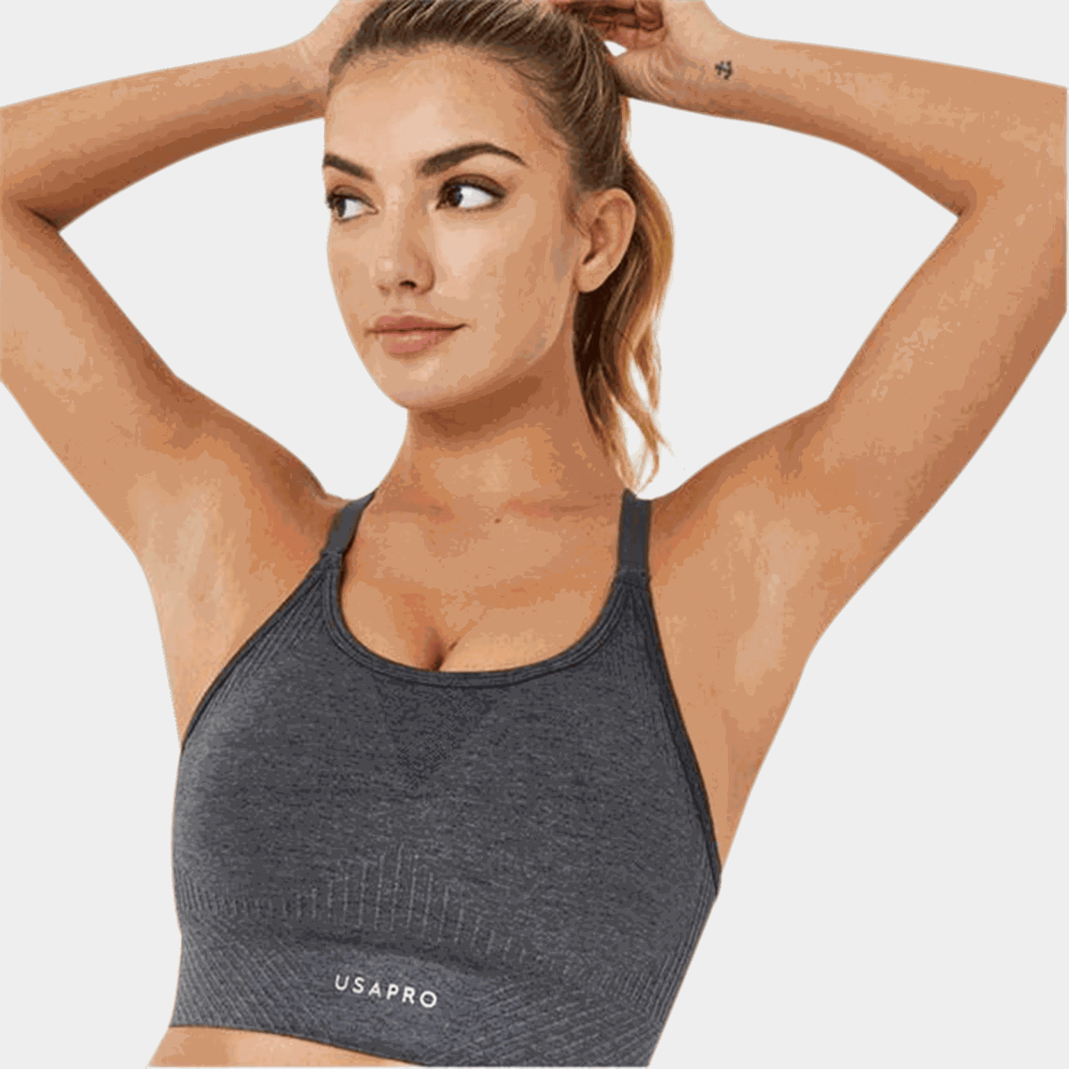 Seamless Adjustable Crop, sports-BH, dame - full image 3