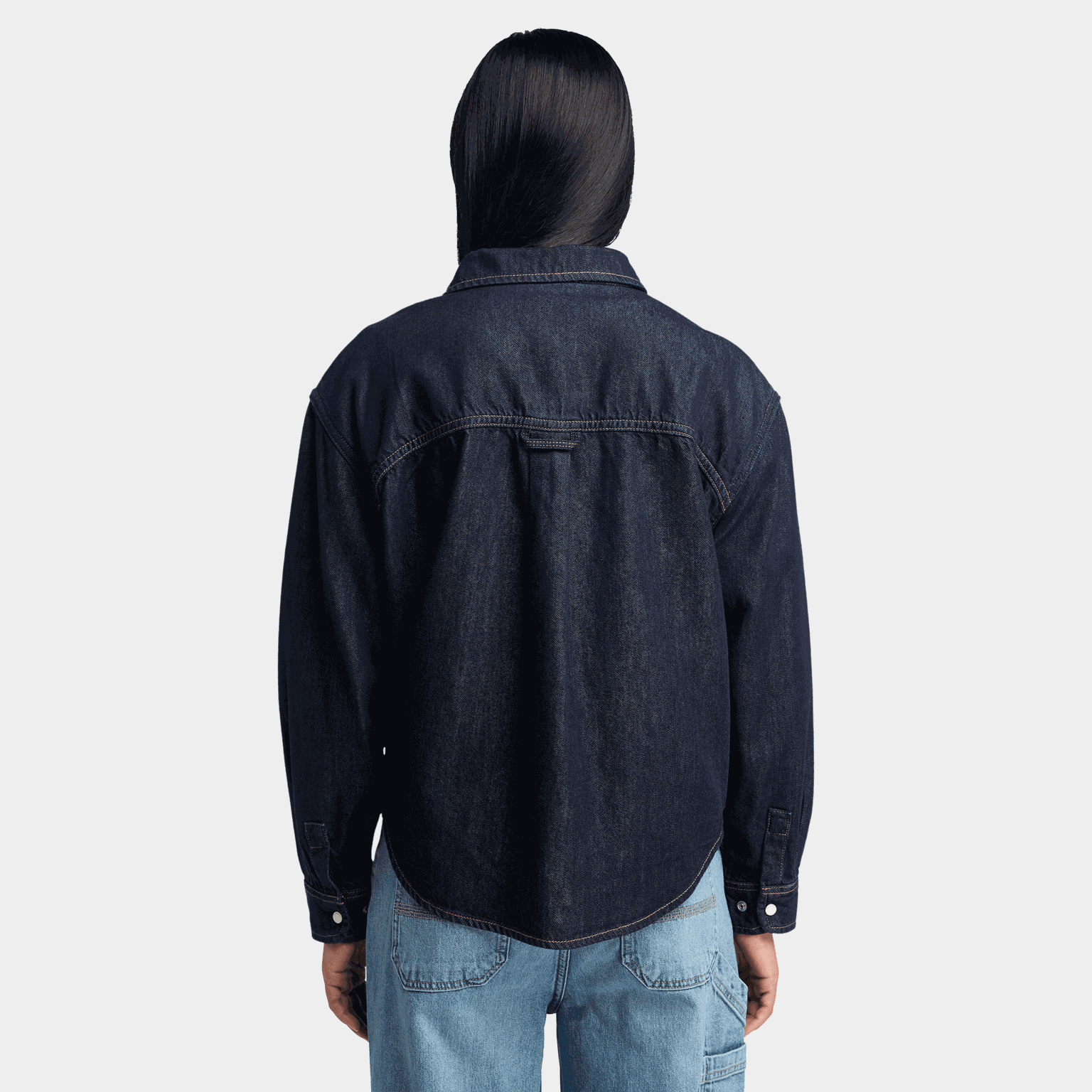 Denim Essential Shirt, jakke, dame - full image 3