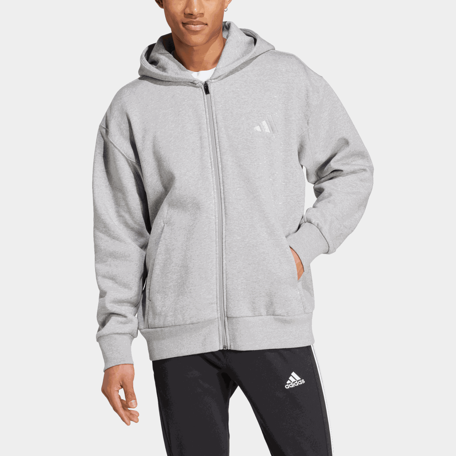 ALL SZN Fleece Full-Zip Hoodie, hettejakke, herre - full image 4
