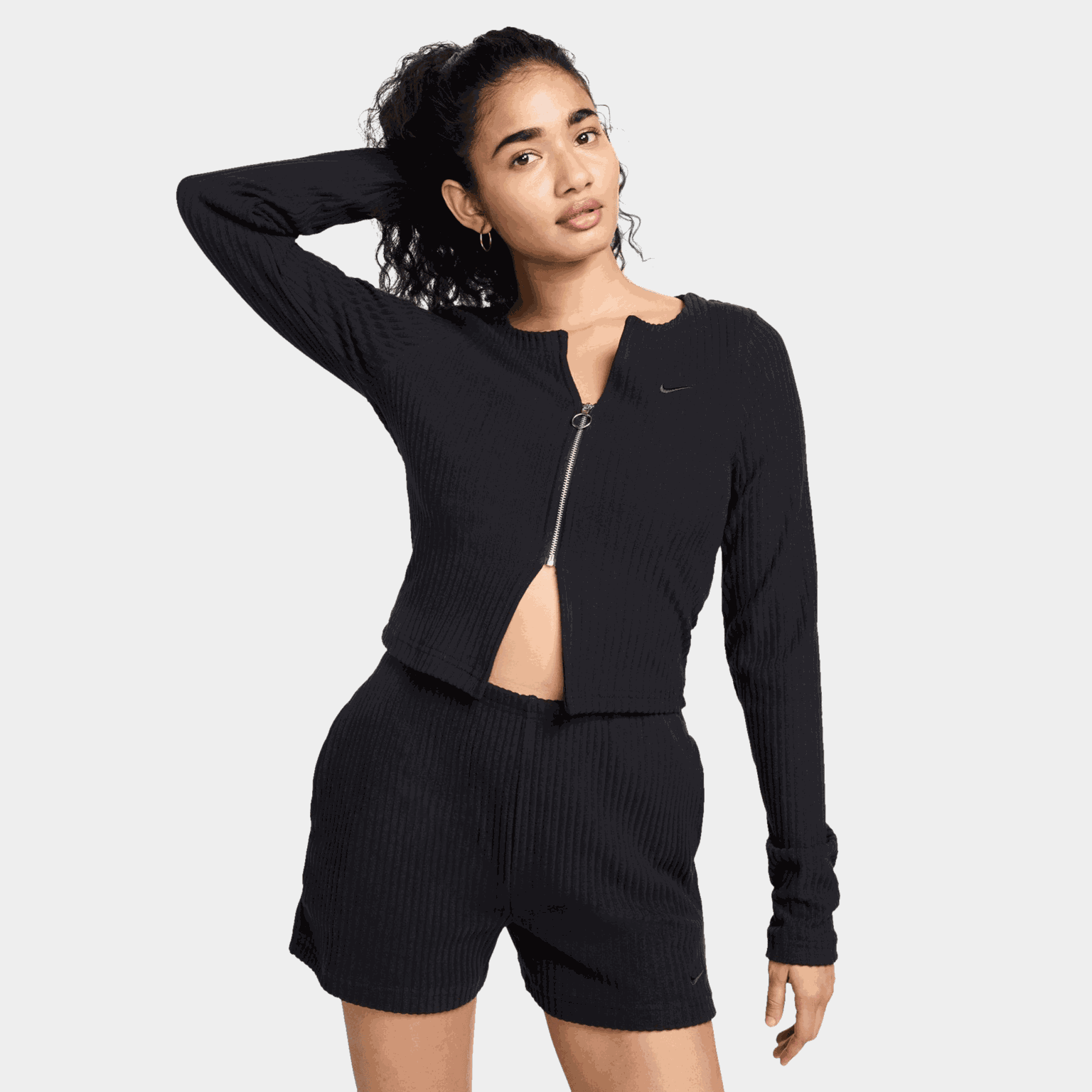 Chill Rib Slim Full-Zip Cardigan, genser, dame - full image 1