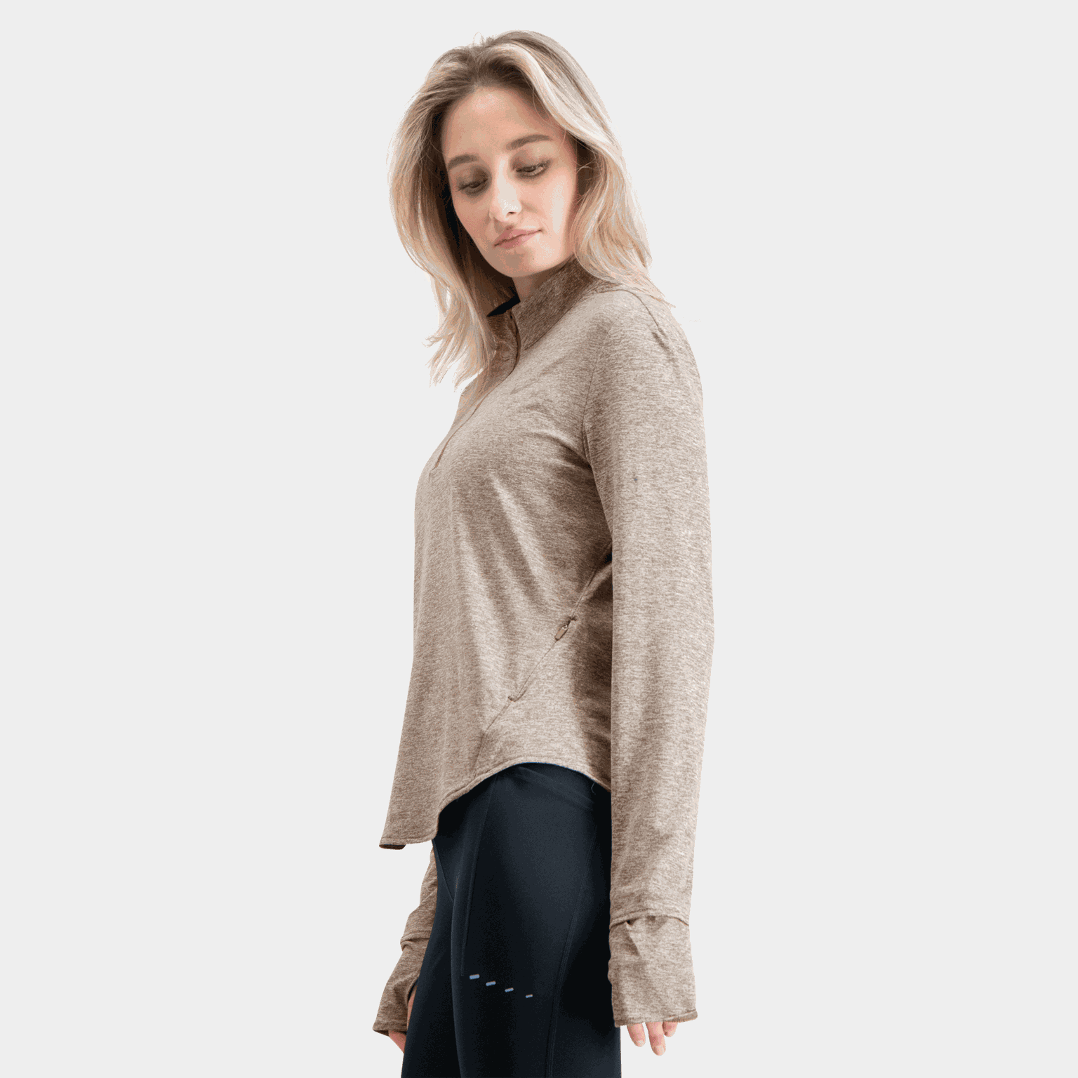 Swift Dri-FIT UV Half-Zip Top, treningsgenser, dame - full image 3