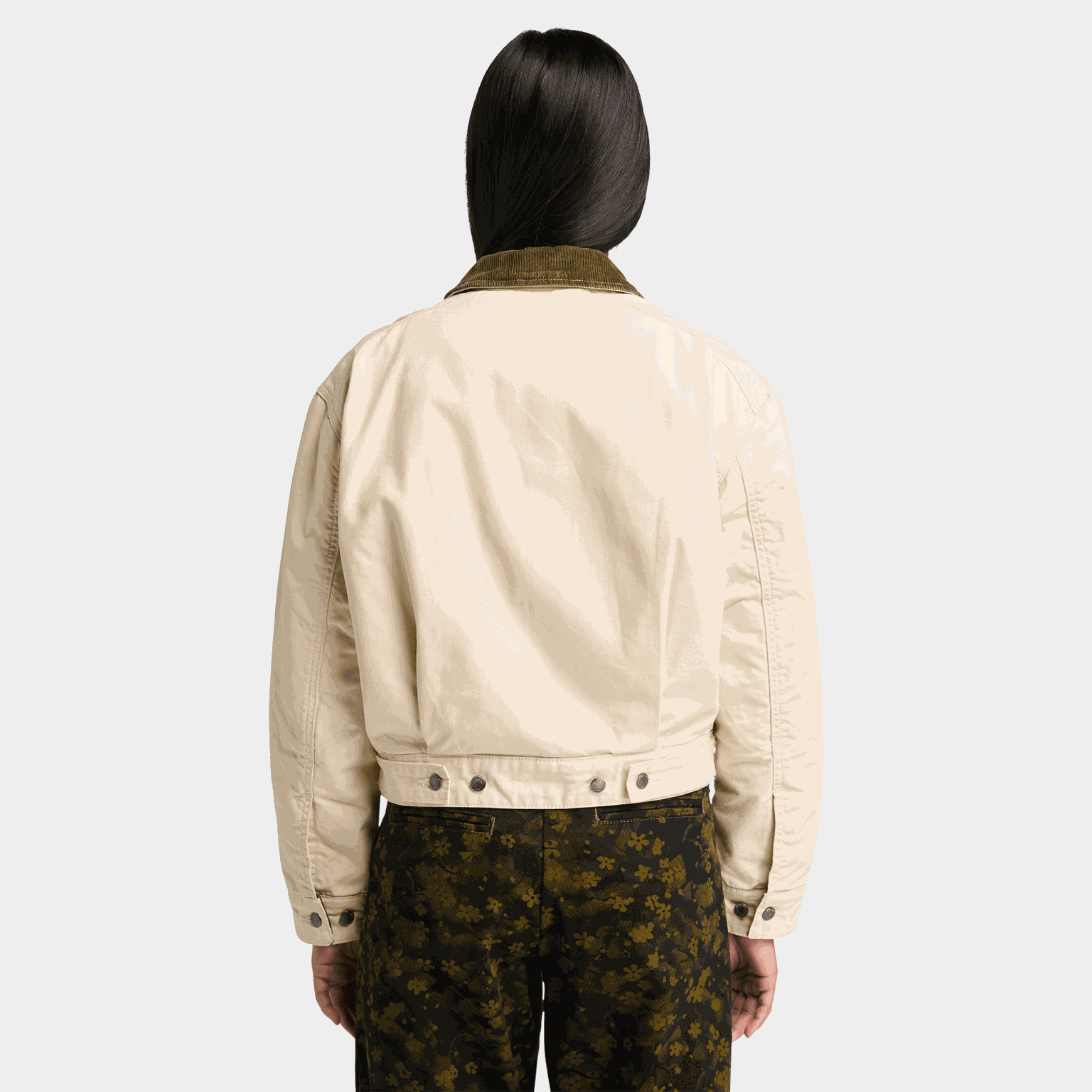 Quil Washed Canv Jacket, jakke, dame - full image 3