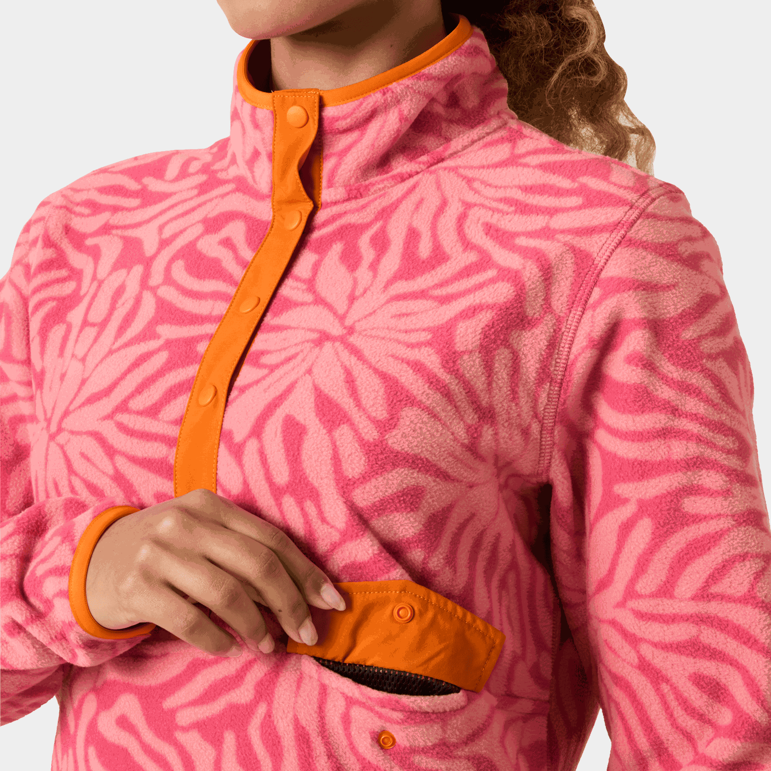 Maridalen Printed Fleece, fleecegenser, dame - full image 3