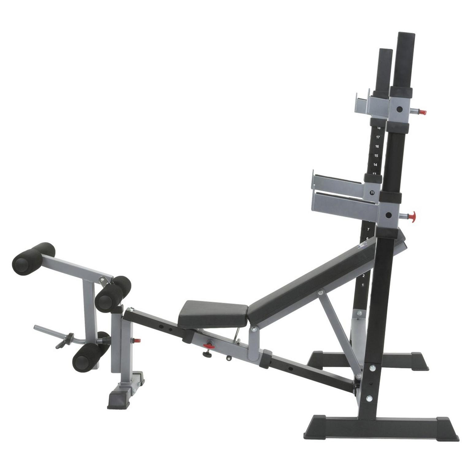 Power Bench - Multigym & Treningsbenk - Grå/Sort | XXL