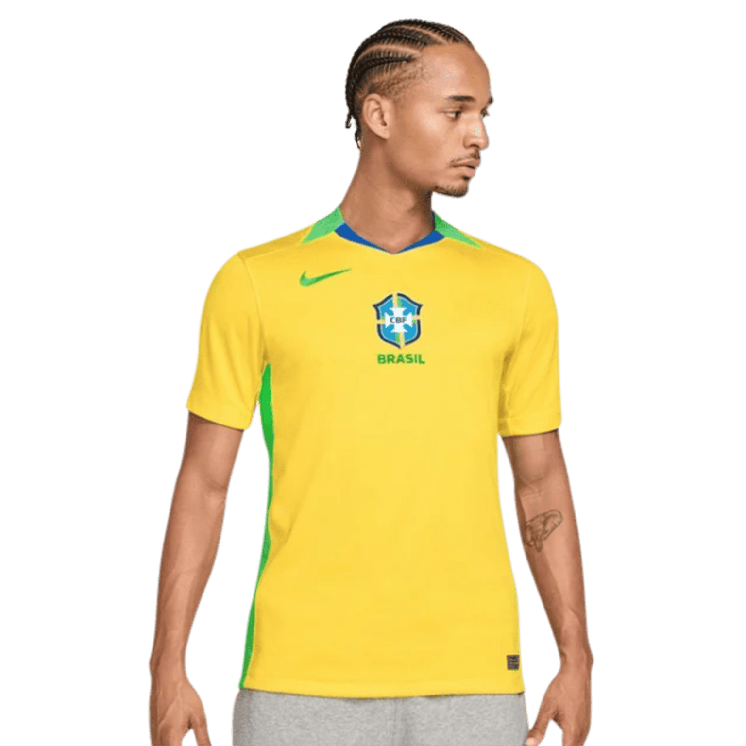 Nike Brazil Dri-FIT Stadium Jersey Short Sleeve Home, fotballdrakt, herre