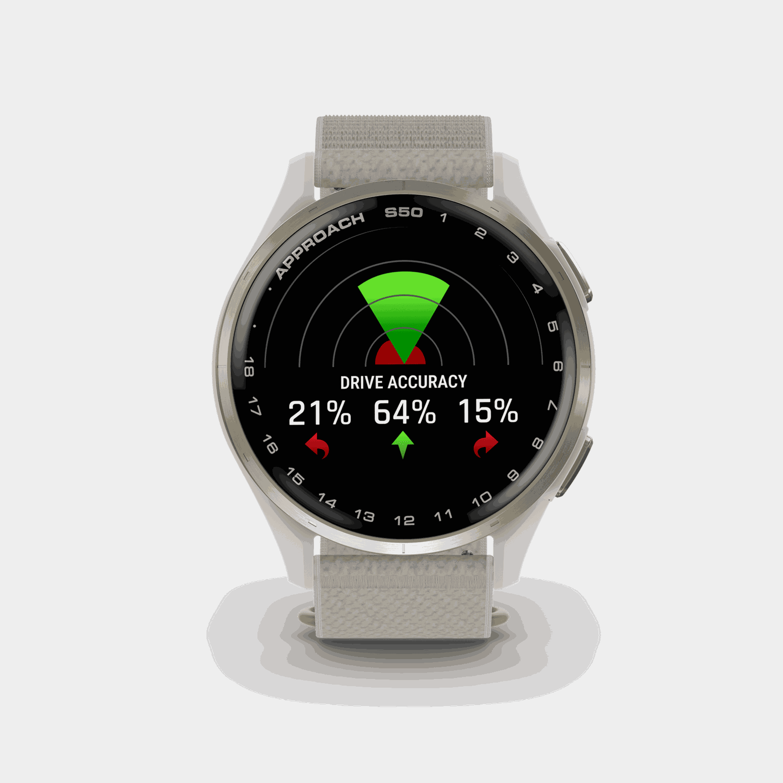 Approach S50, 43 mm, Golf GPS, golfklokke - full image 1