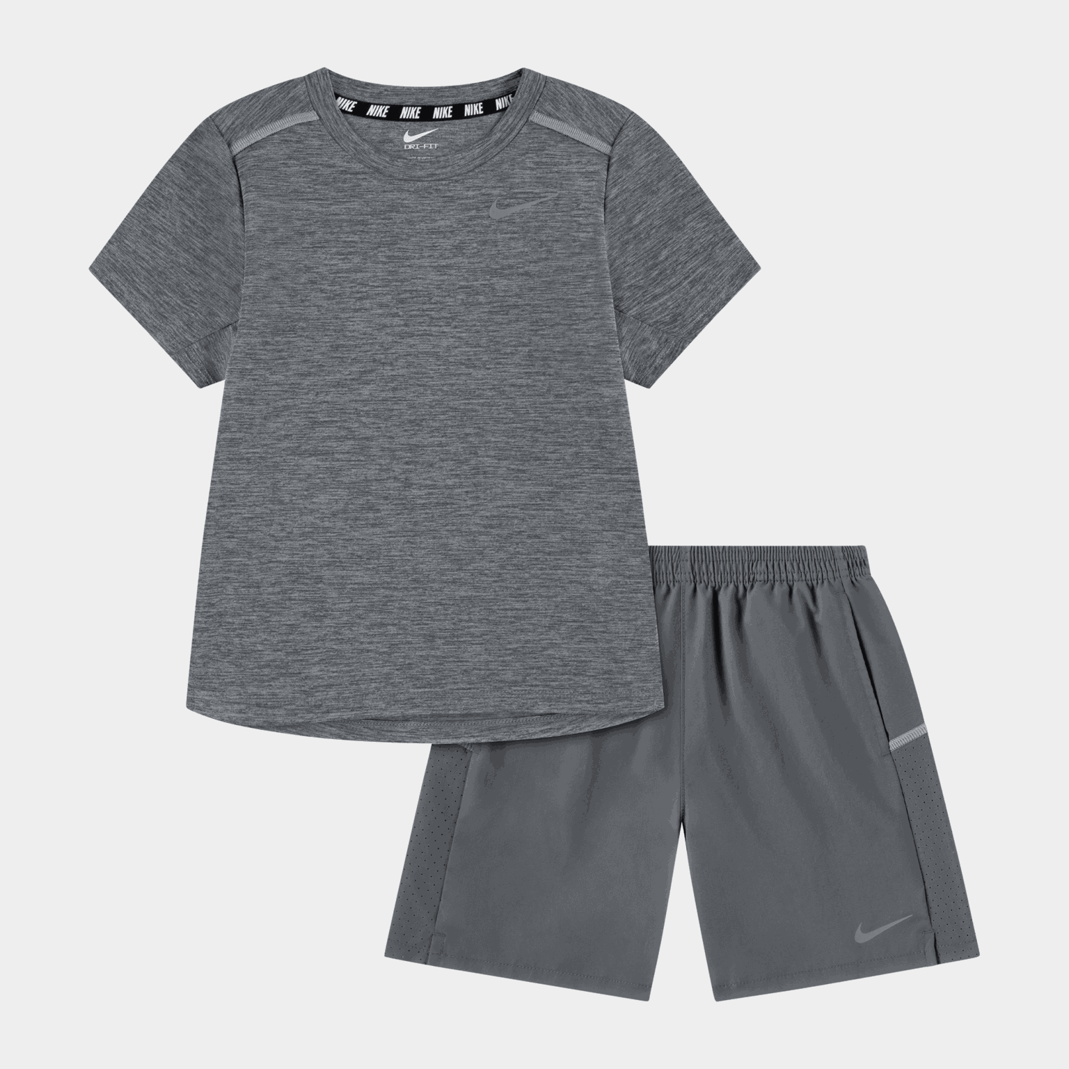 NKB NK DF MILER SS TOP SHORT, t-skjorte og shorts, barn, junior - full image 1