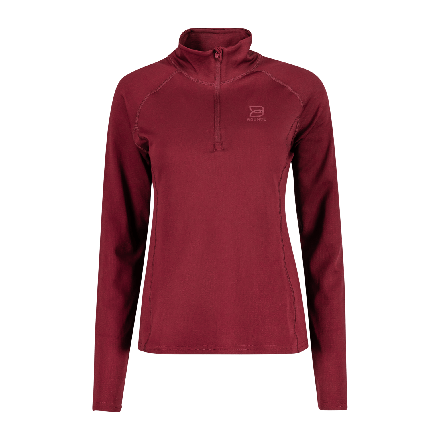 Bounce Brushed Halfzip, treningsgenser, dame