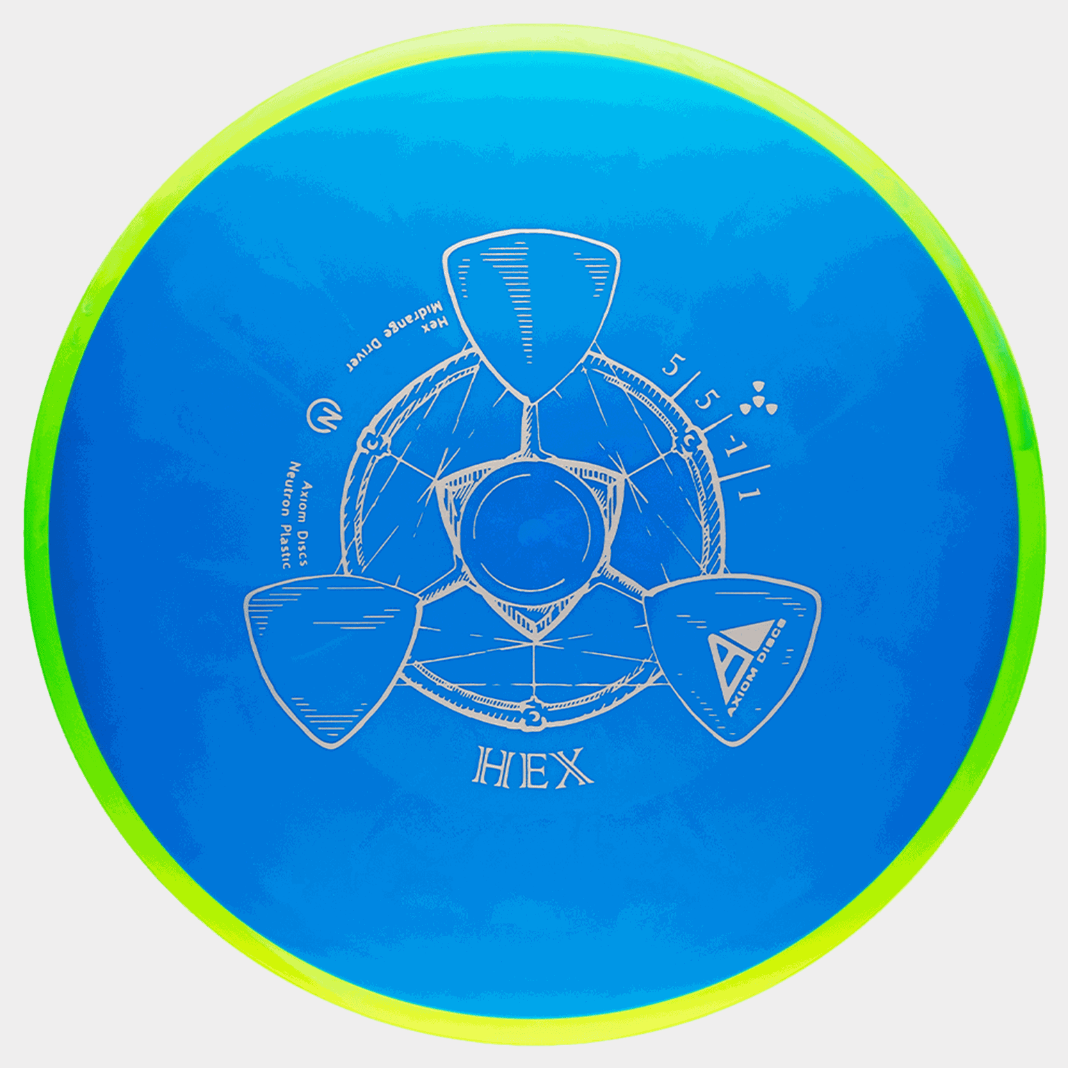 Neutron Midrange Hex (170-175g) - Assorted, midrange, frisbeegolf - full image 3