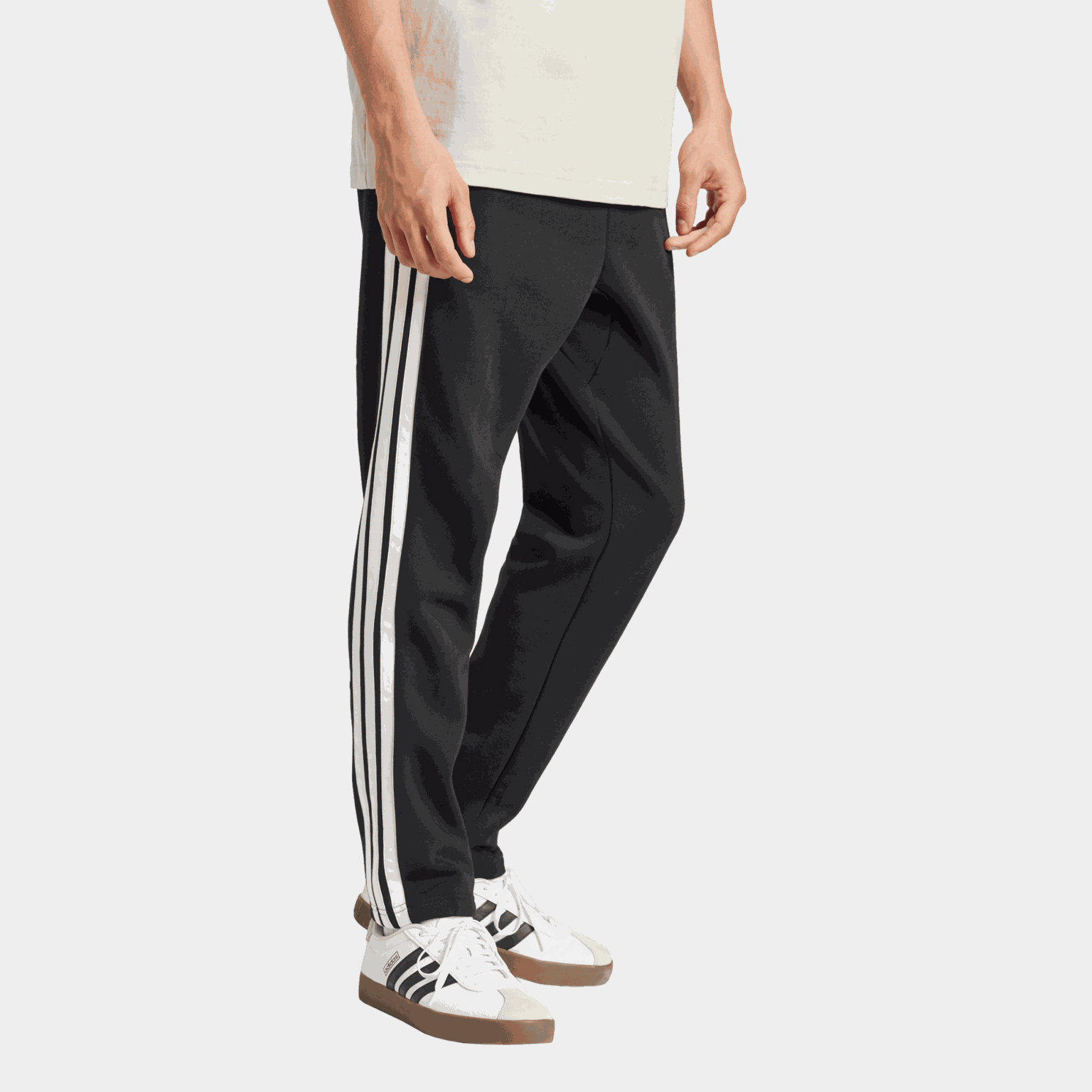 Essential Three Stripes Fleece Pant, joggebukse, herre - full image 3