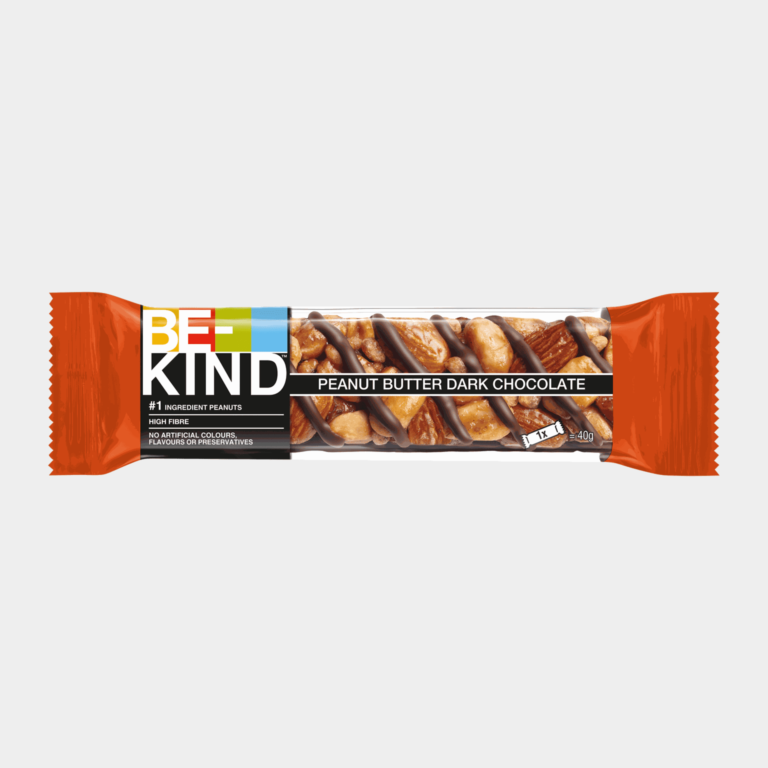 Be-Kind Peanutbutter Dark Choco 40 g, energibar - Energibar - dark ...