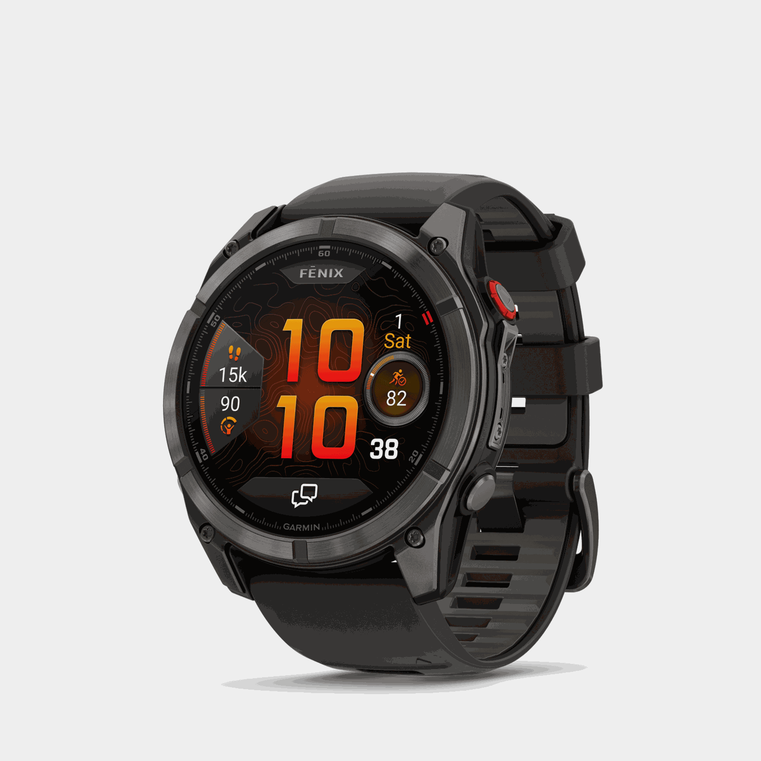 FENIX 8 Pro, LTE 51mm, Saph, Ti, Graphite, EMEA, multisportklokke, smartklokke - full image 2