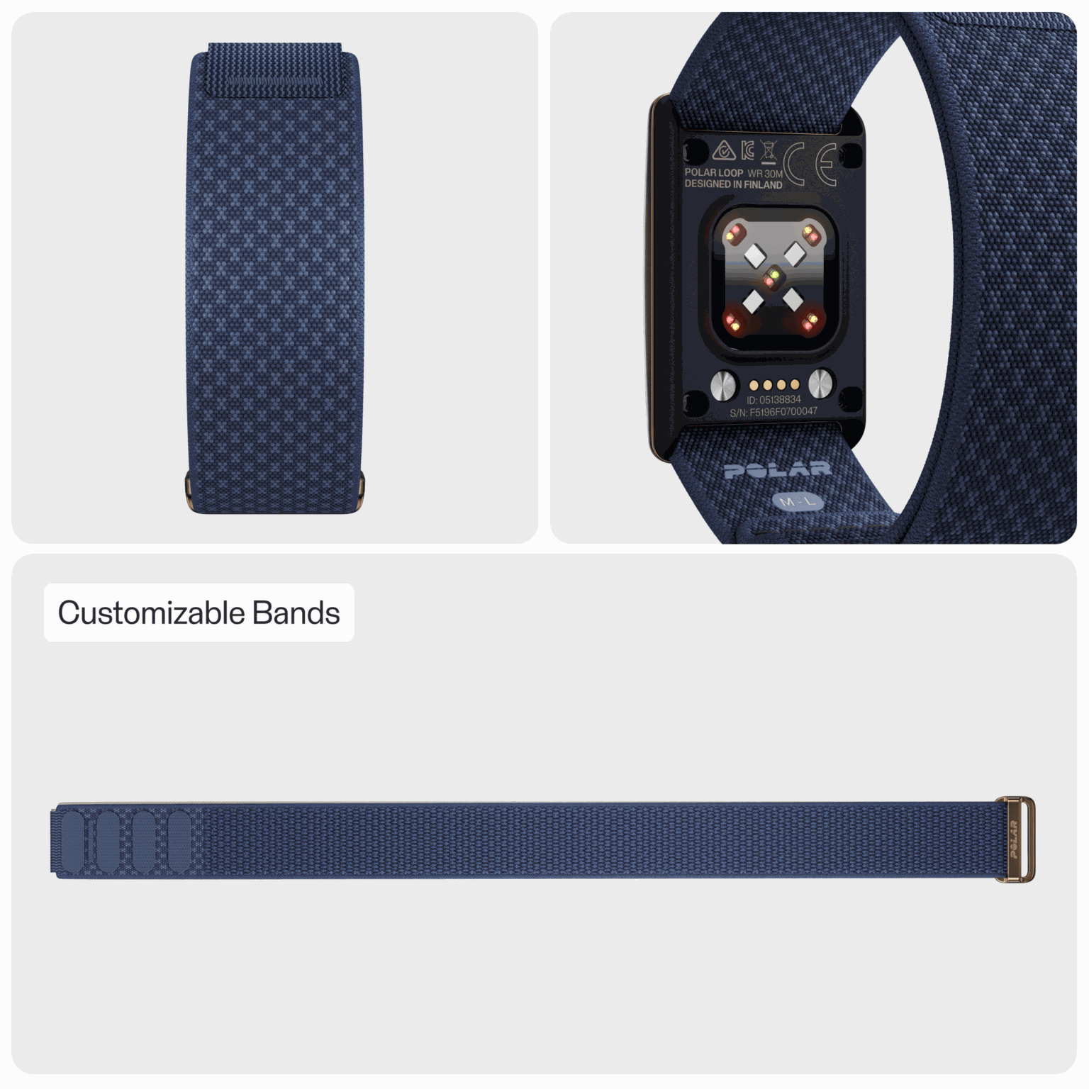 Wristband Loop Gen2 S-L, armbånd til aktivitetsmåler - full image 3