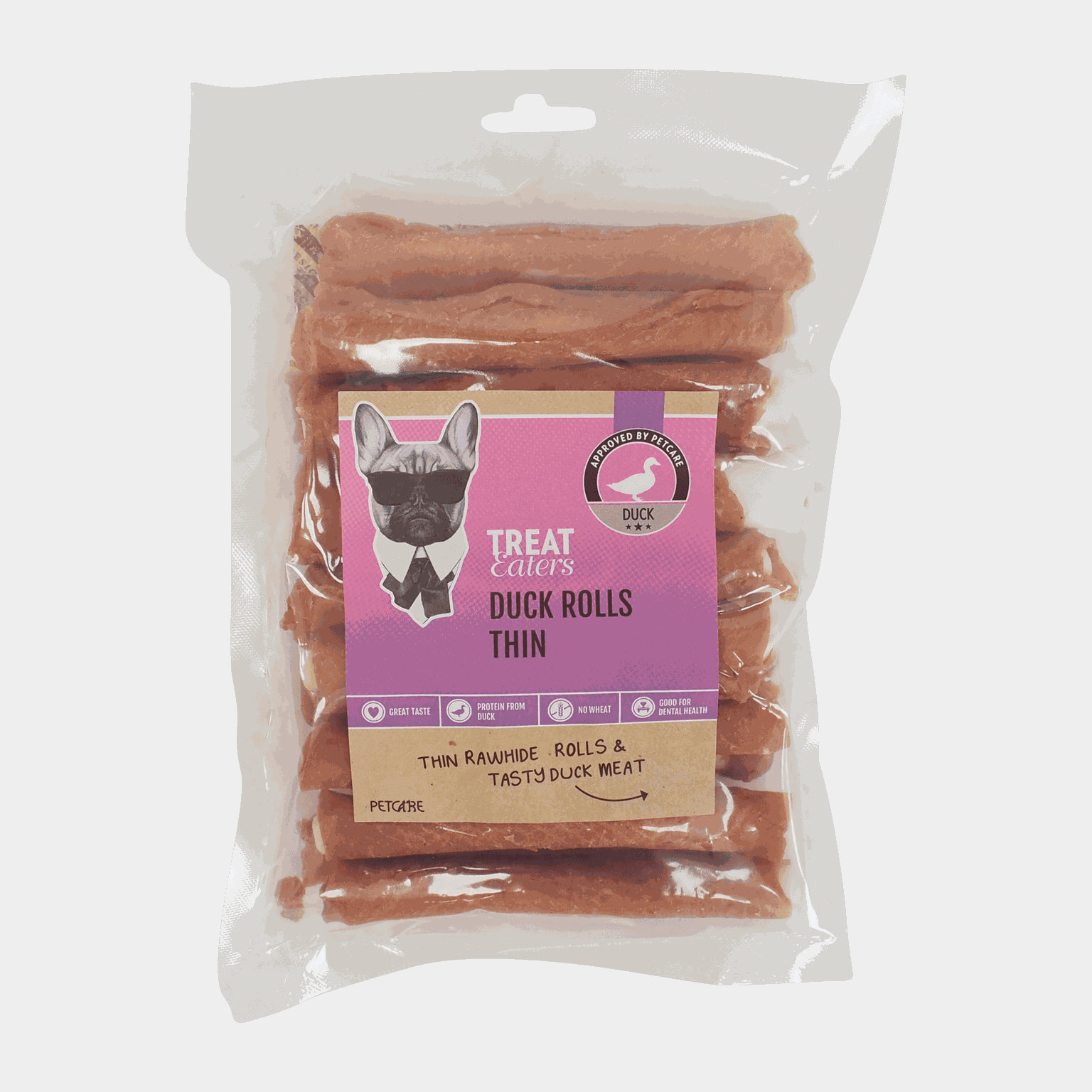 Duck rolls 400 g, tyggepinne til hund - full image 1