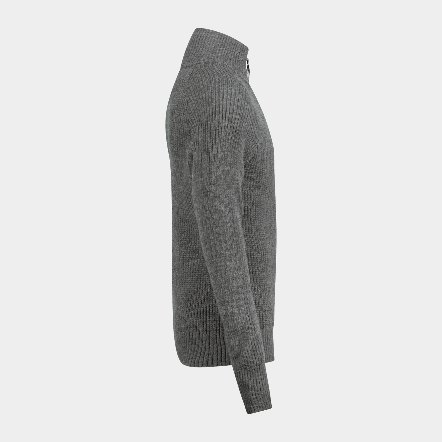 Gaustafjell Wool Zip Sweater, ullgenser - full image 3