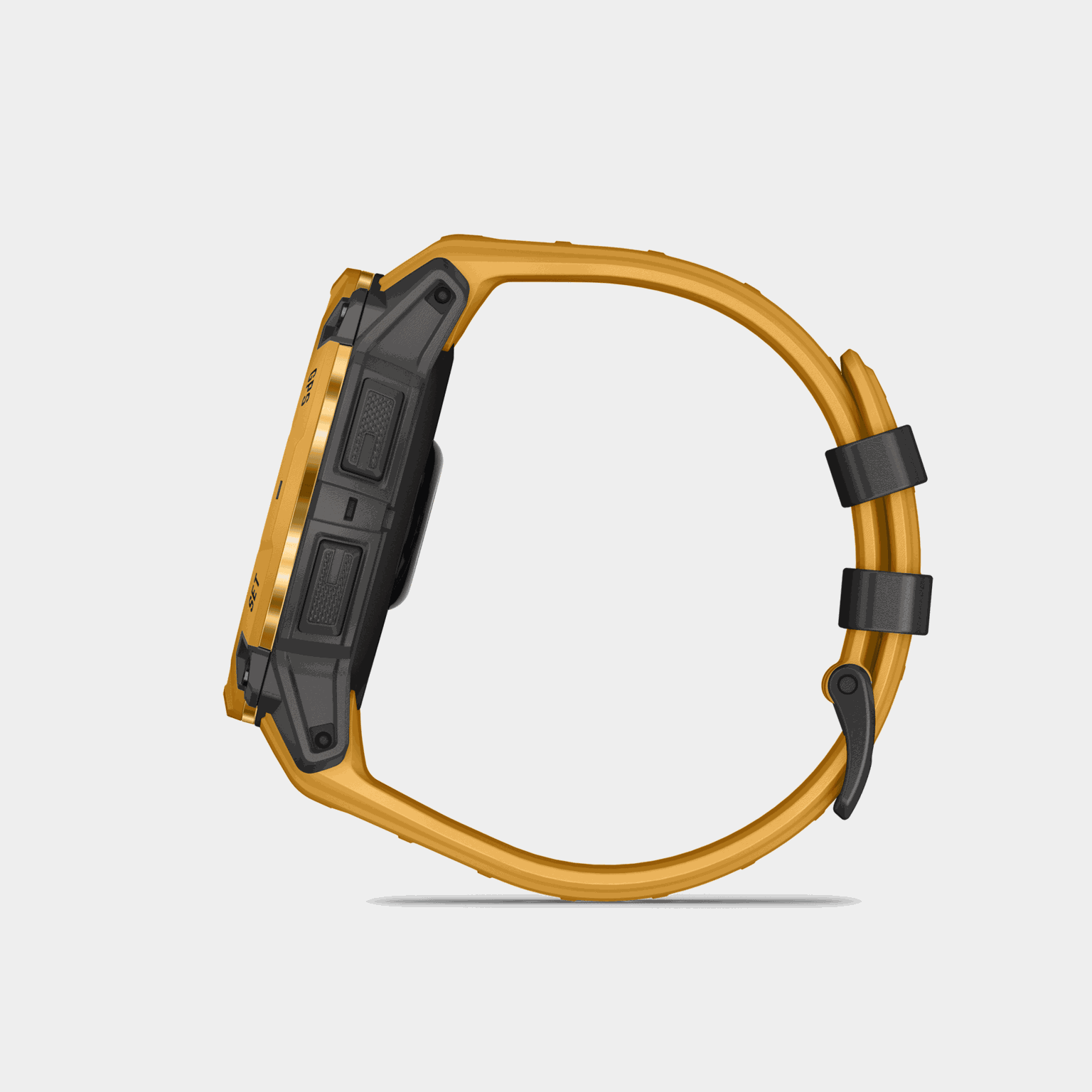 Instinct 3, 50mm, Solar, Sunburst with Gray Accents, multisportklokke, smartklokke - full image 4