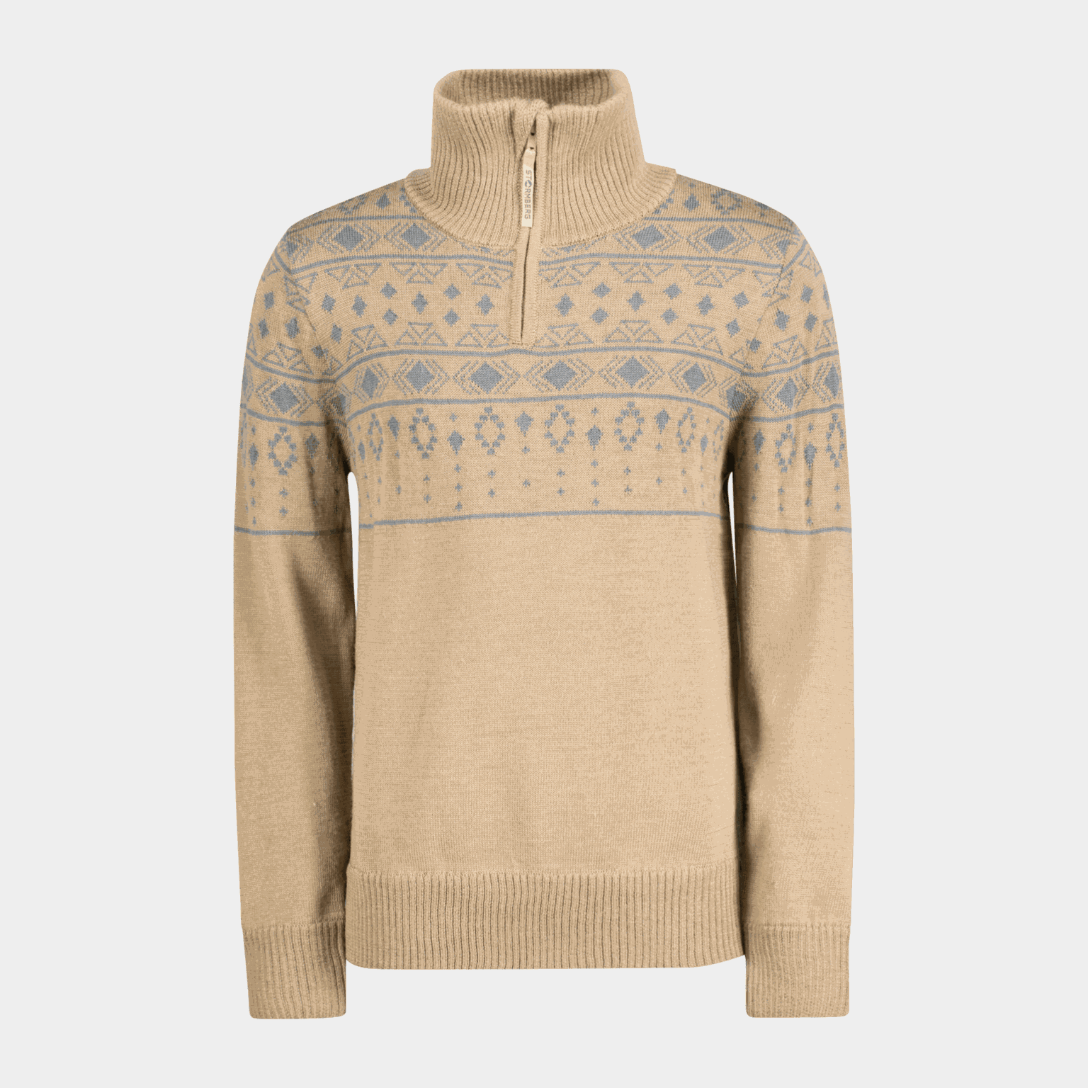 Fennoscandia Wool Zip Sweater, ullgenser - full image 1