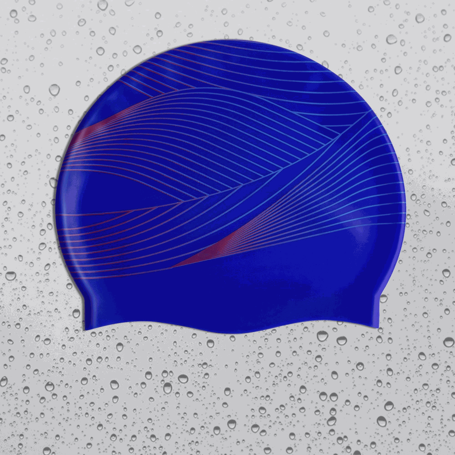 Slaz Print Sili Cap, , badehette - full image 3