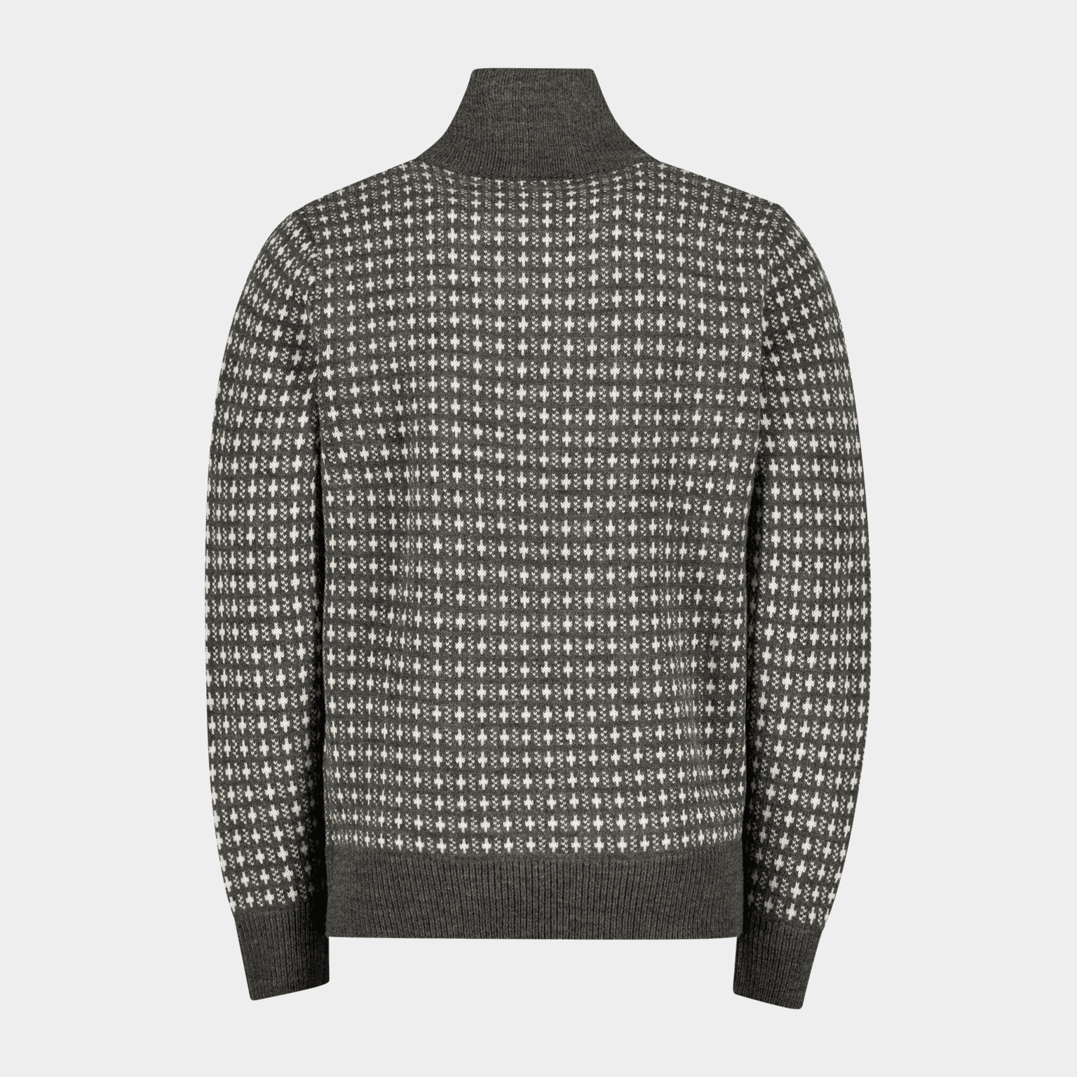 Nordishavet Wool Zip Sweater, ullgenser - full image 2