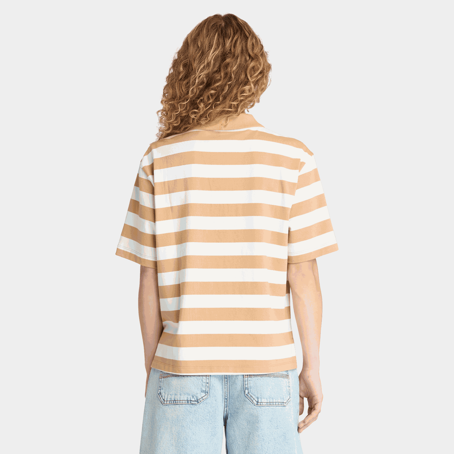 Short-Sleeve Polo Shirt, t-skjorte, dame - full image 3
