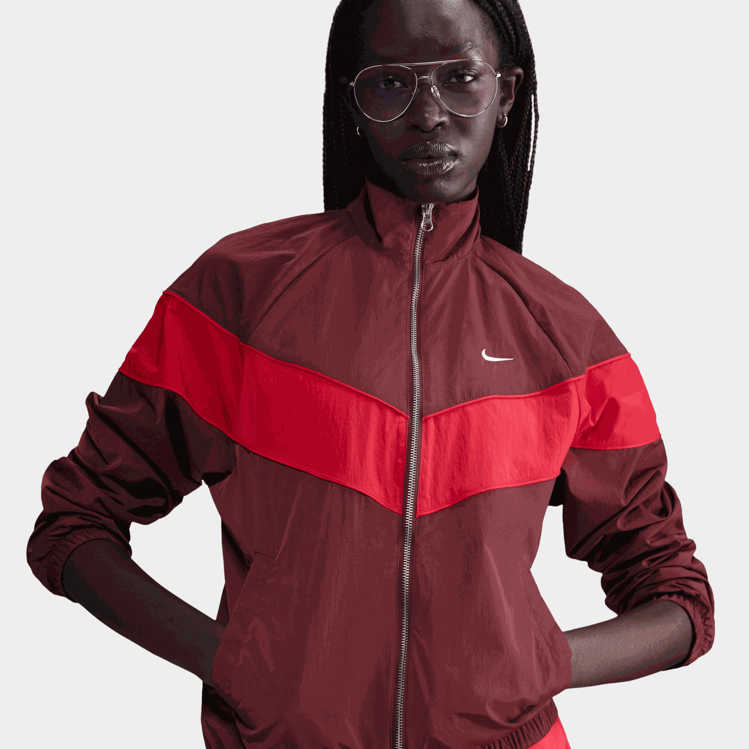 Windrunner Loose UV Woven Full Zip Jacket, jakke, dame - full image 1