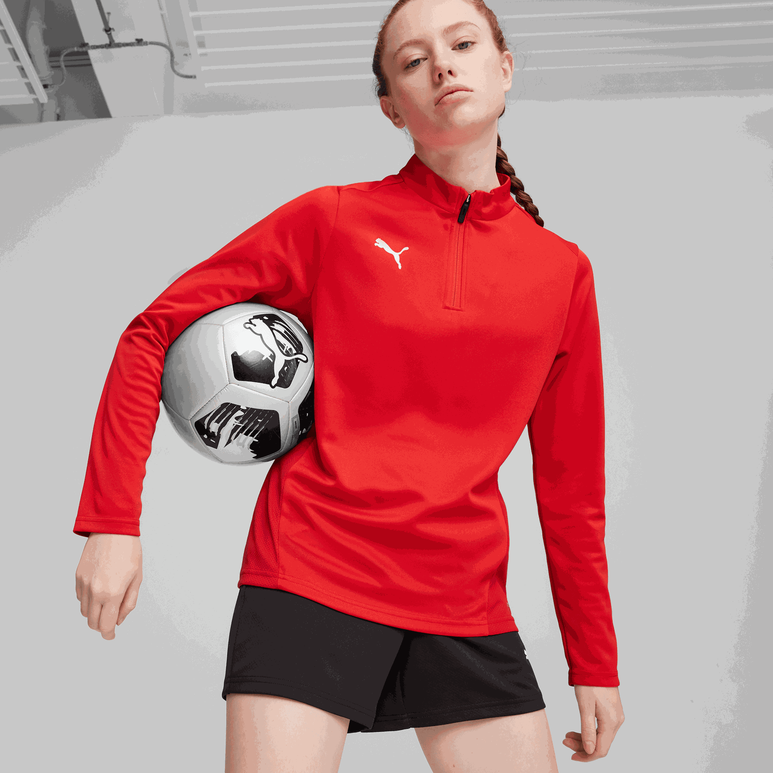 teamGOAL Training 1/4 Zip Top, treningsgenser, dame - full image 3