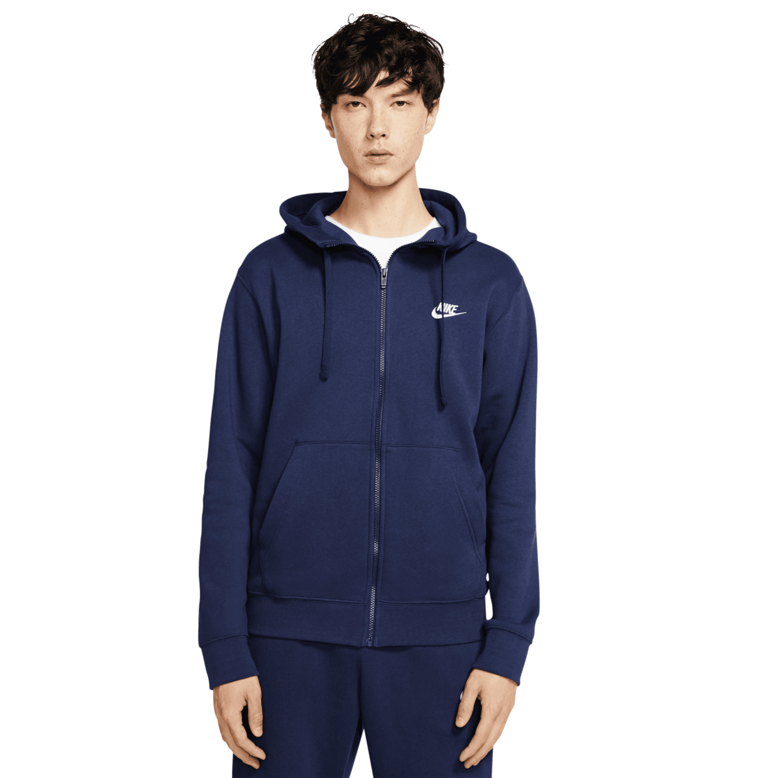 Nike Club Hoodie Full Zip, hettejakke herre