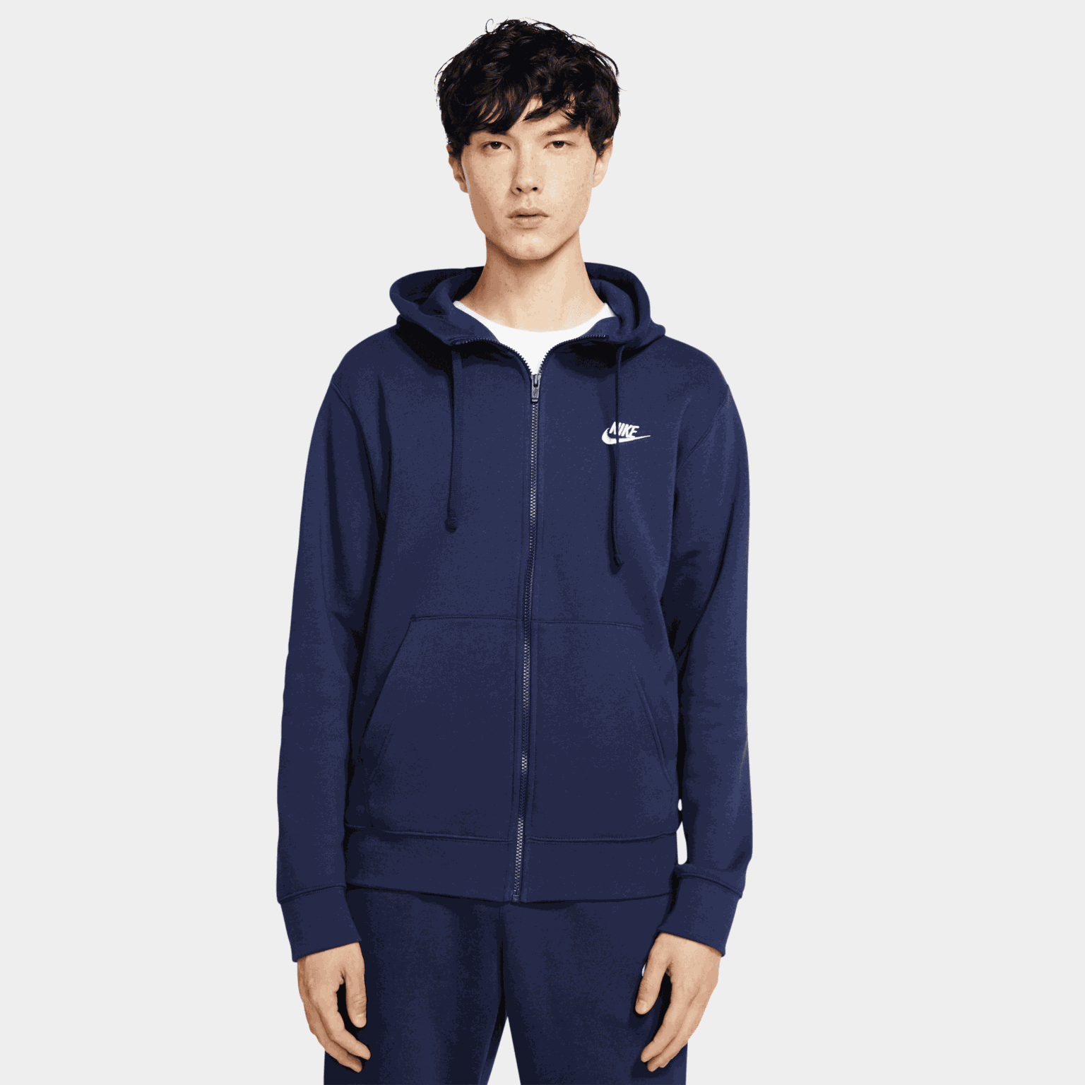 Club Hoodie Full Zip, hettejakke herre - full image 1