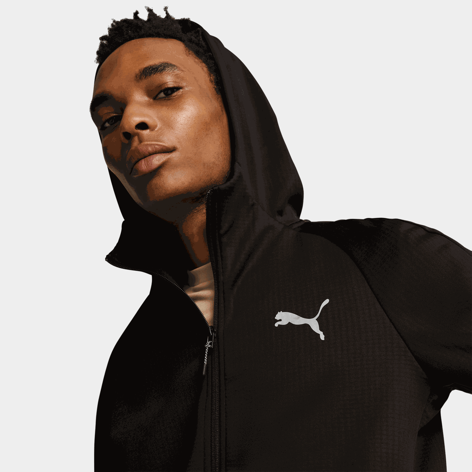 EVOSTRIPE Full-Zip Hoodie, hettejakke, herre - full image 3