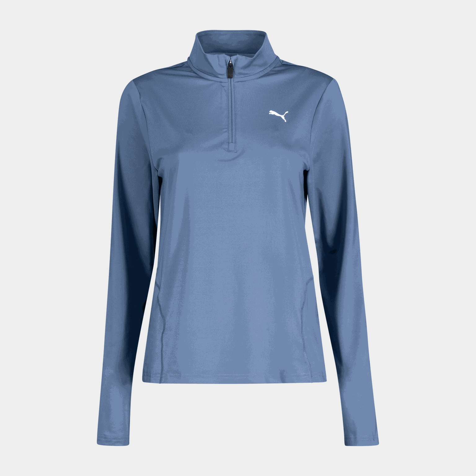 Running ¼ Zip Long Sleeve Tee, treningsgenser, dame - full image 1