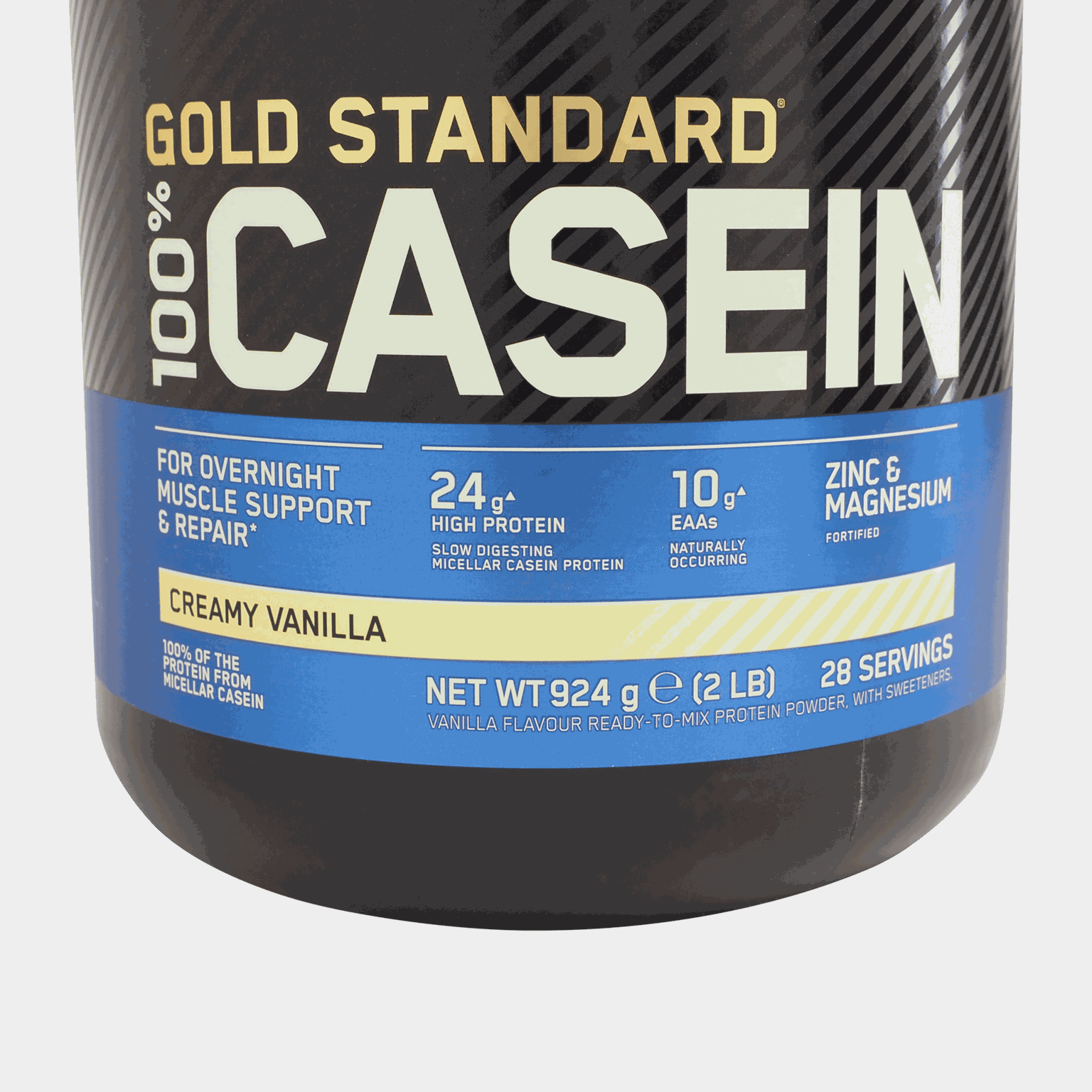 100% Gold Standard Casein Creamy Vanilla, proteinpulver - full image 2