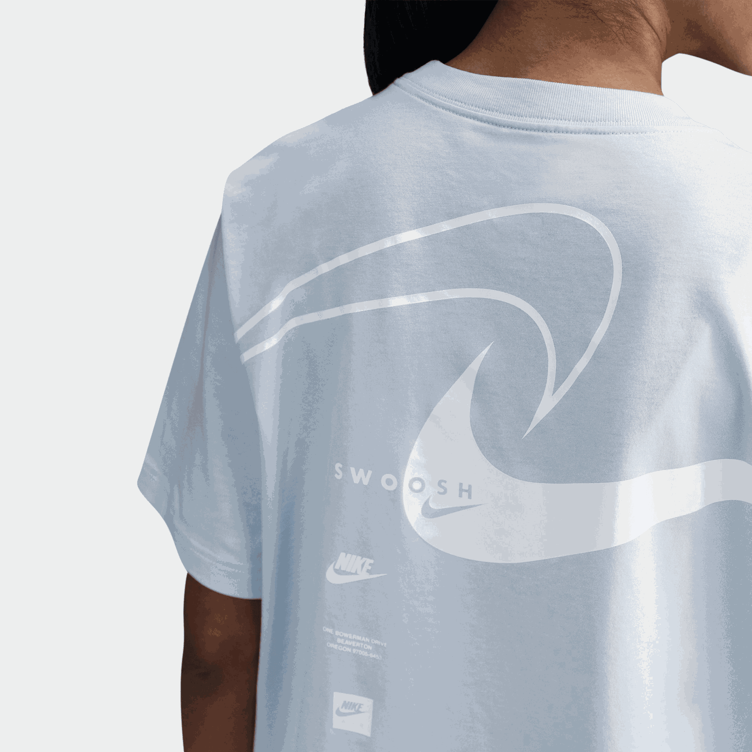 Swoosh Short-Sleeve T-Shirt, t-skjorte, dame - full image 2