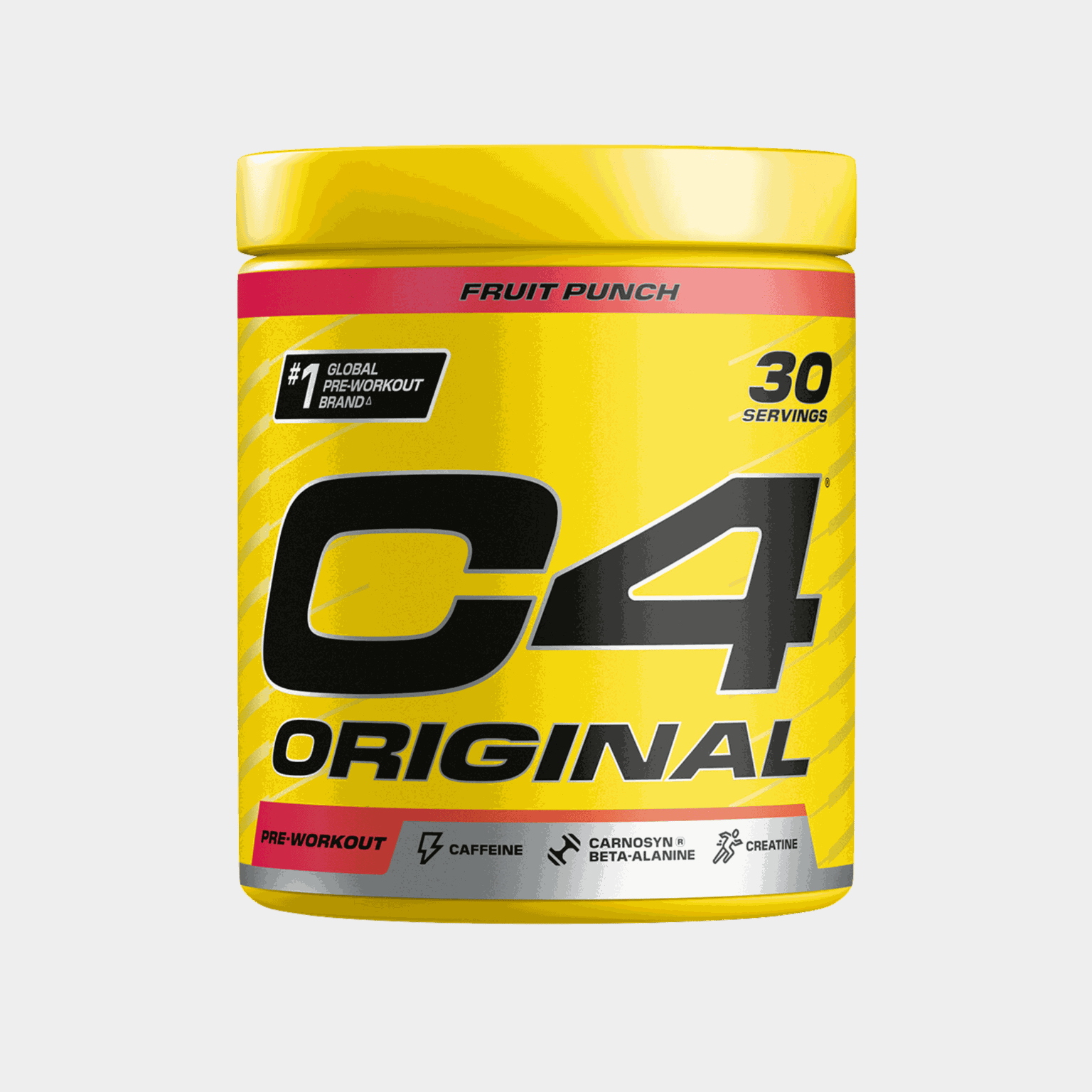 C4 Original Fruit Punch, pre-workout-pulver - full image 1