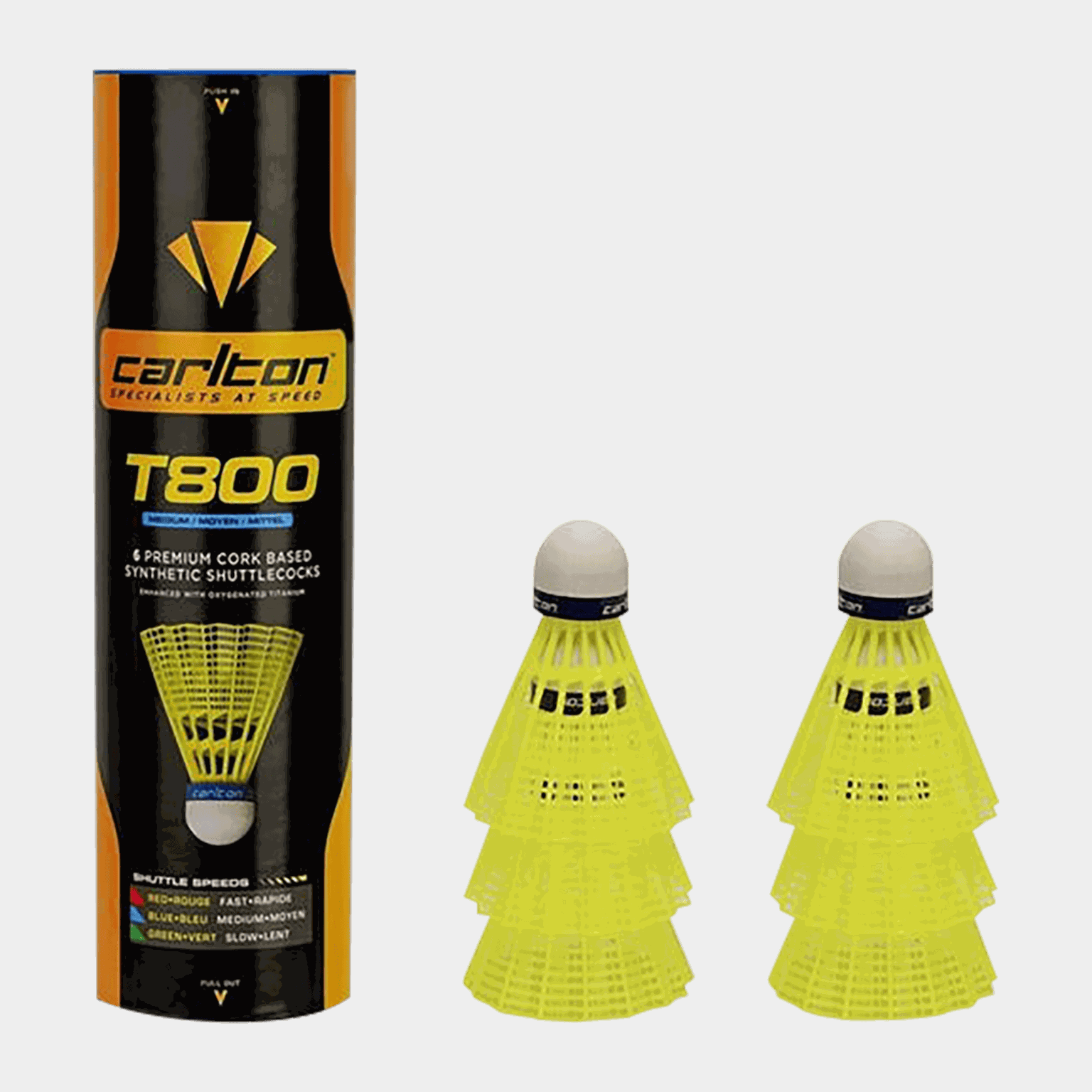 T800 Shut 6Pk, badmintonballer - full image 2