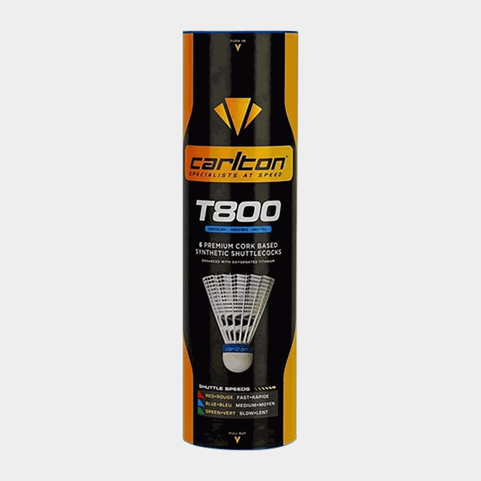 T800 Shut 6Pk, badmintonballer - full image 1