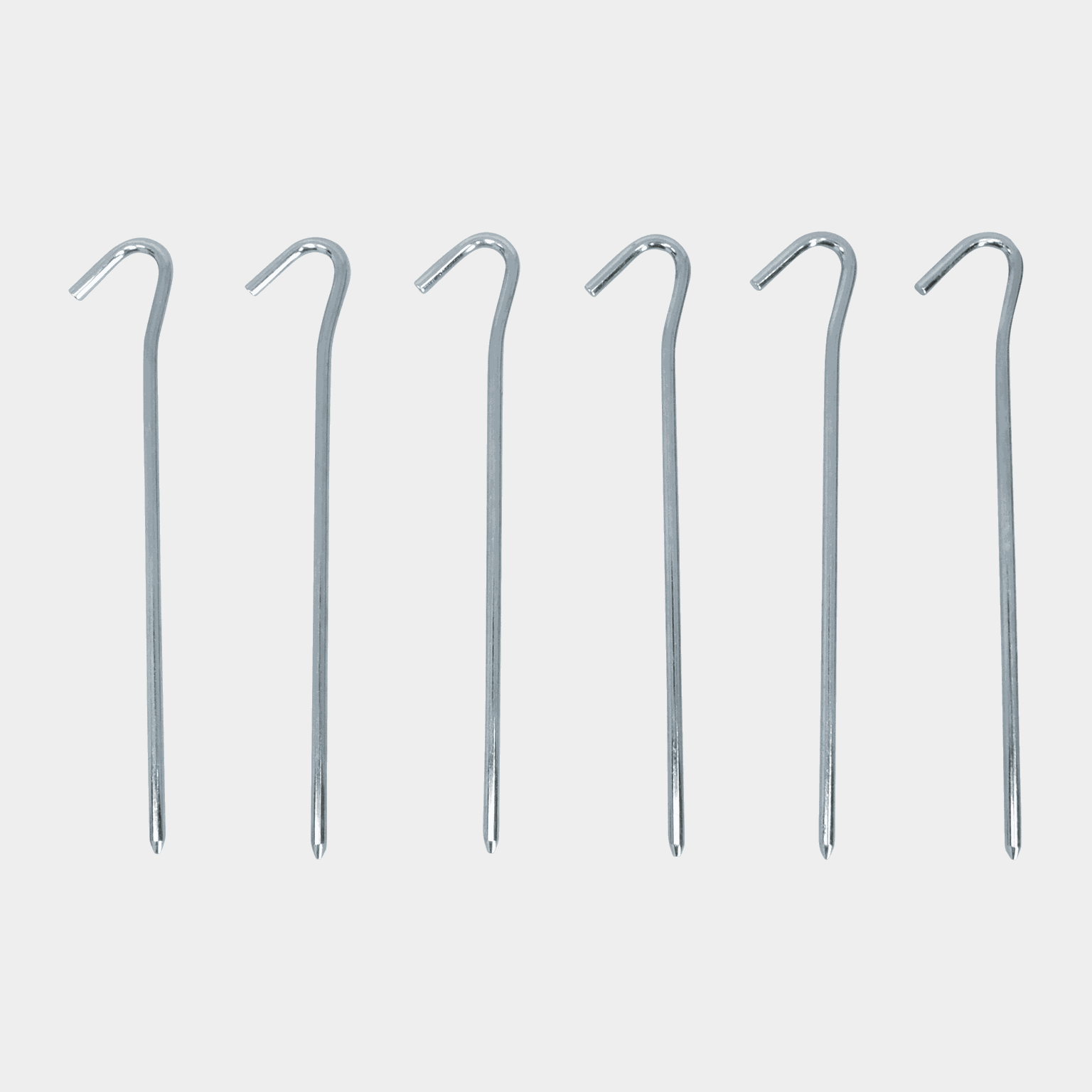 6pk Tent Stake L-Shape 15cm, teltplugg - full image 1