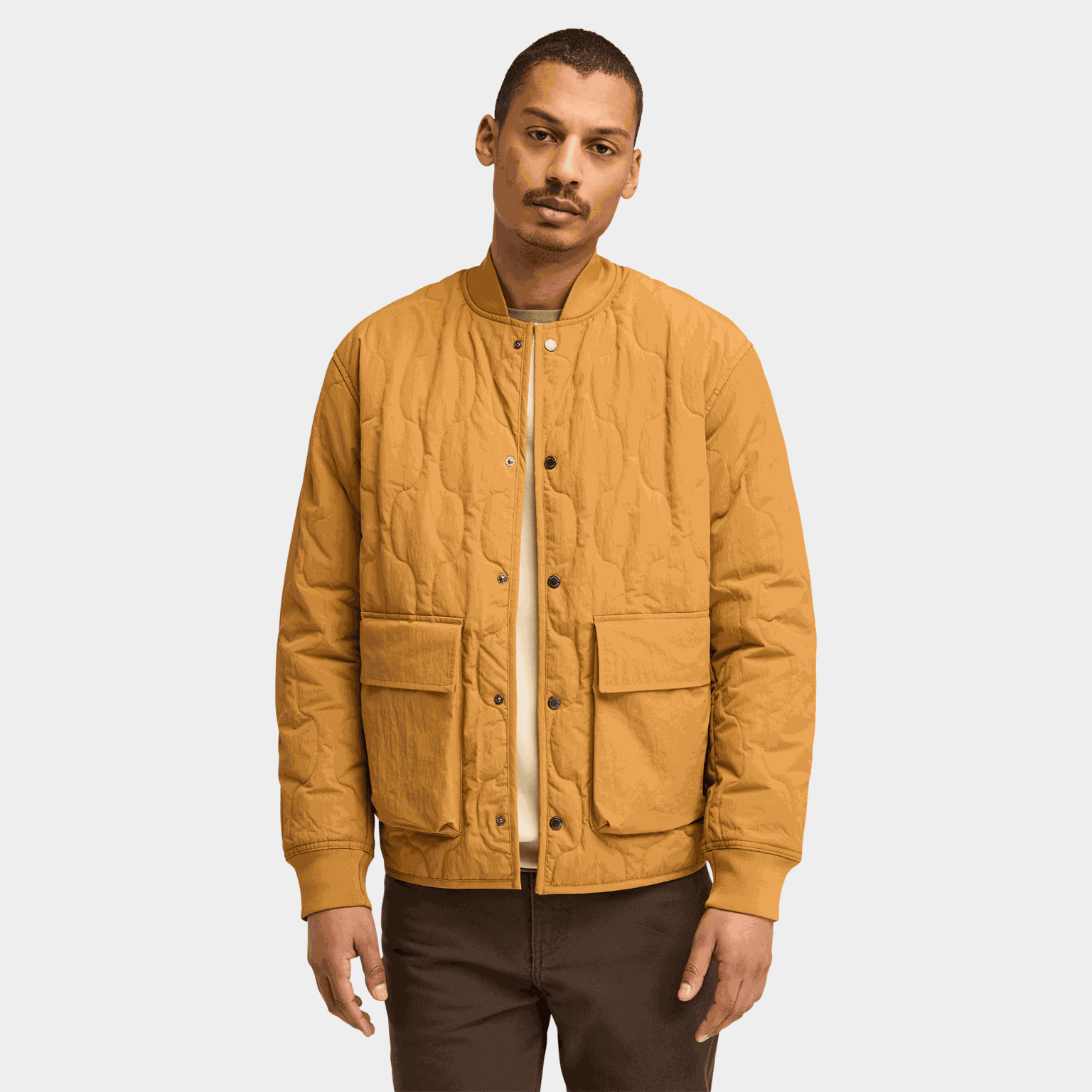 Water Repellent Quilted, isolasjonsjakke, herre - full image 1