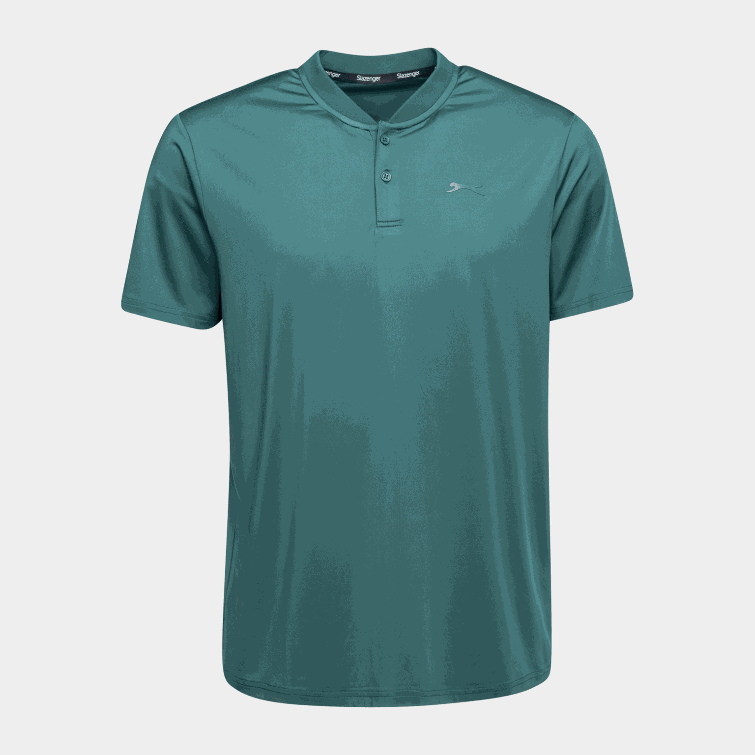 Collarless Polo Shirt, poloskjorte, herre - full image 3