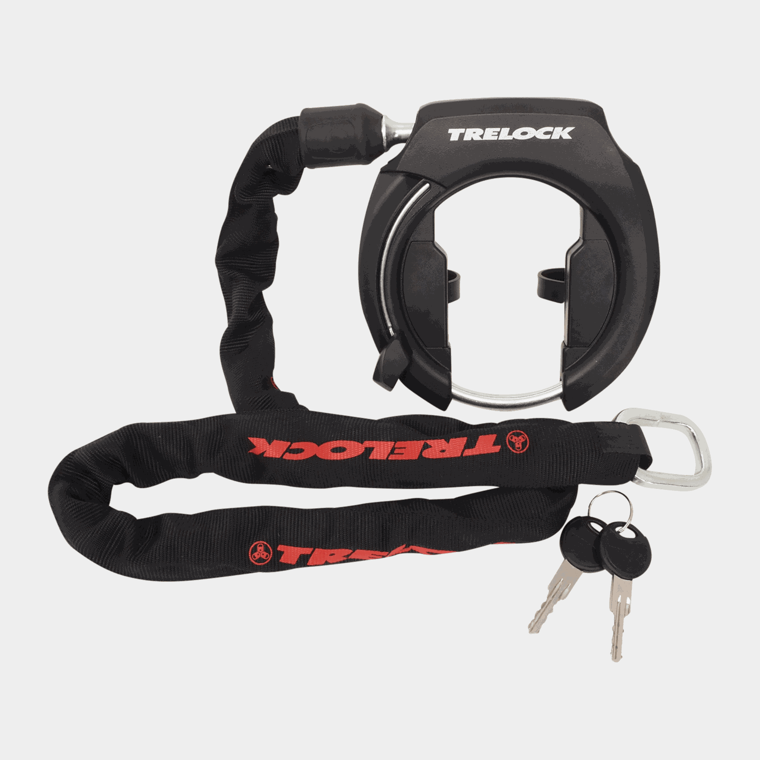 RS351 ring lock -AZ+ZR 355 100/6 chain, sykkellås, rammesykkellås - full image 1