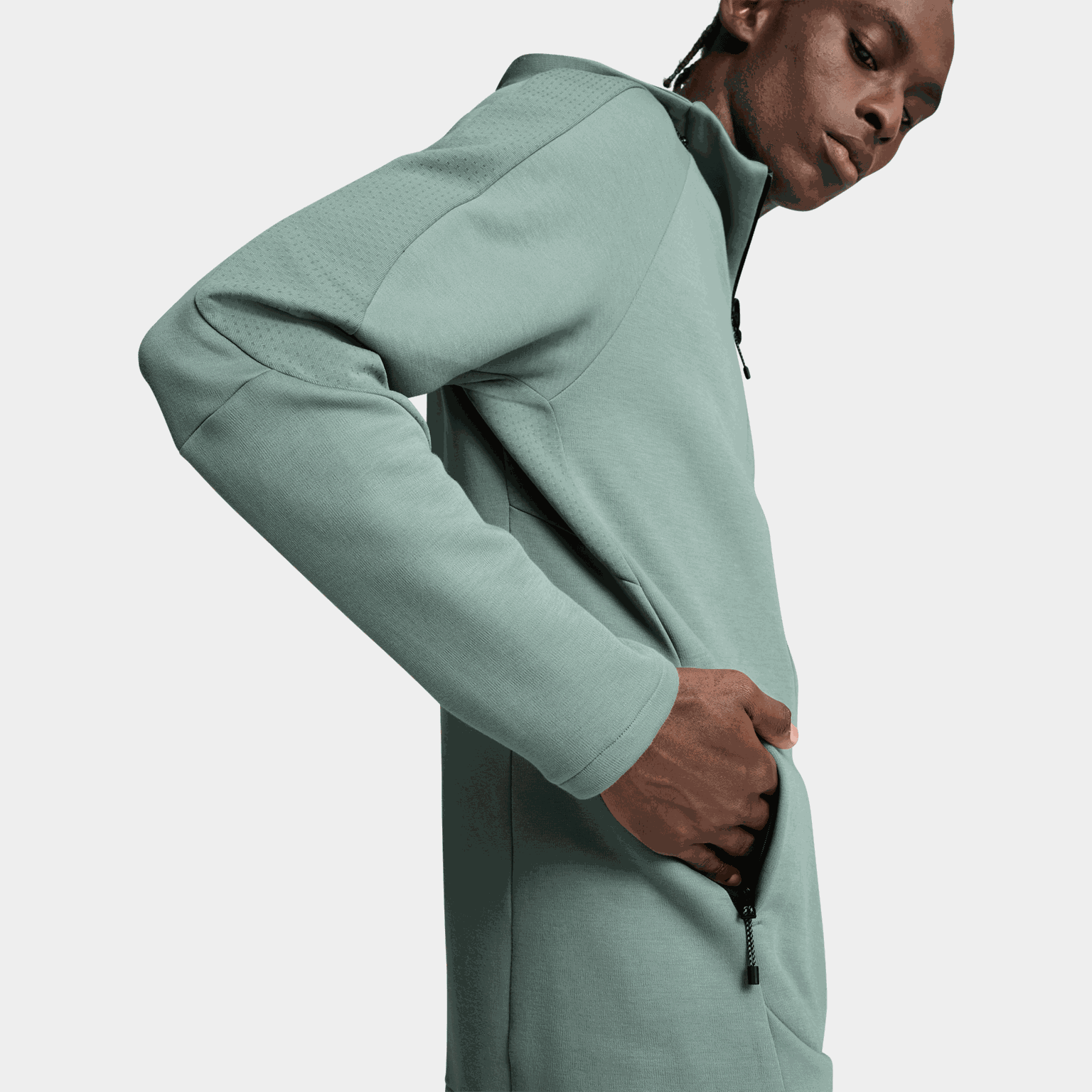 Evostripe Full-Zip Hoodie DK, hettejakke, herre - full image 4