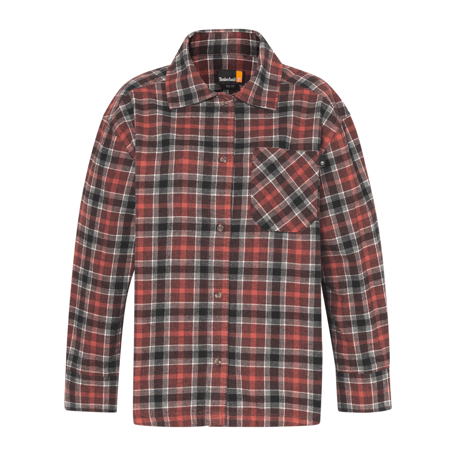 Timberland Plaid Flannel Overshirt, jakke, dame