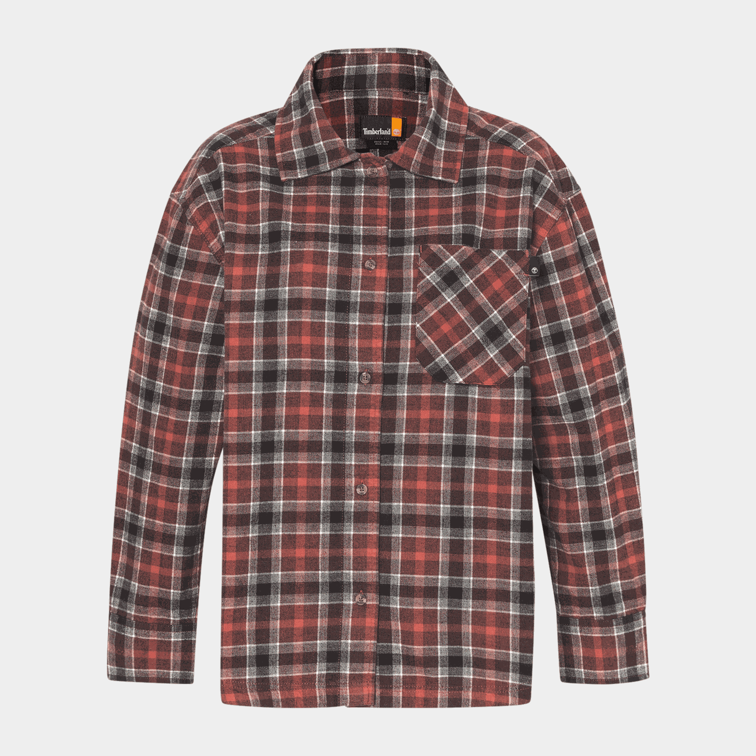 Plaid Flannel Overshirt, jakke, dame - full image 1