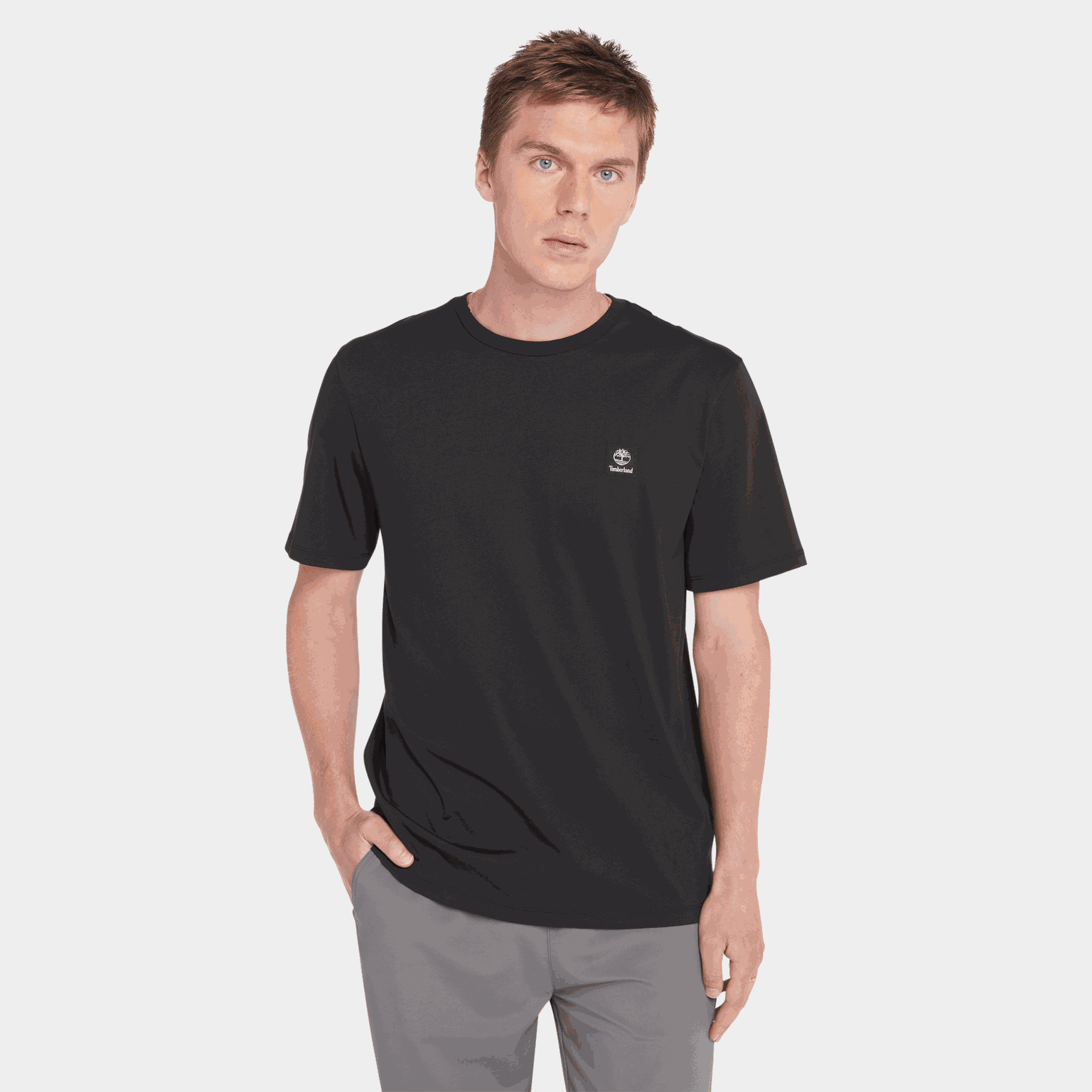 Short Sleeve Woven Badg, t-skjorte, unisex - full image 1